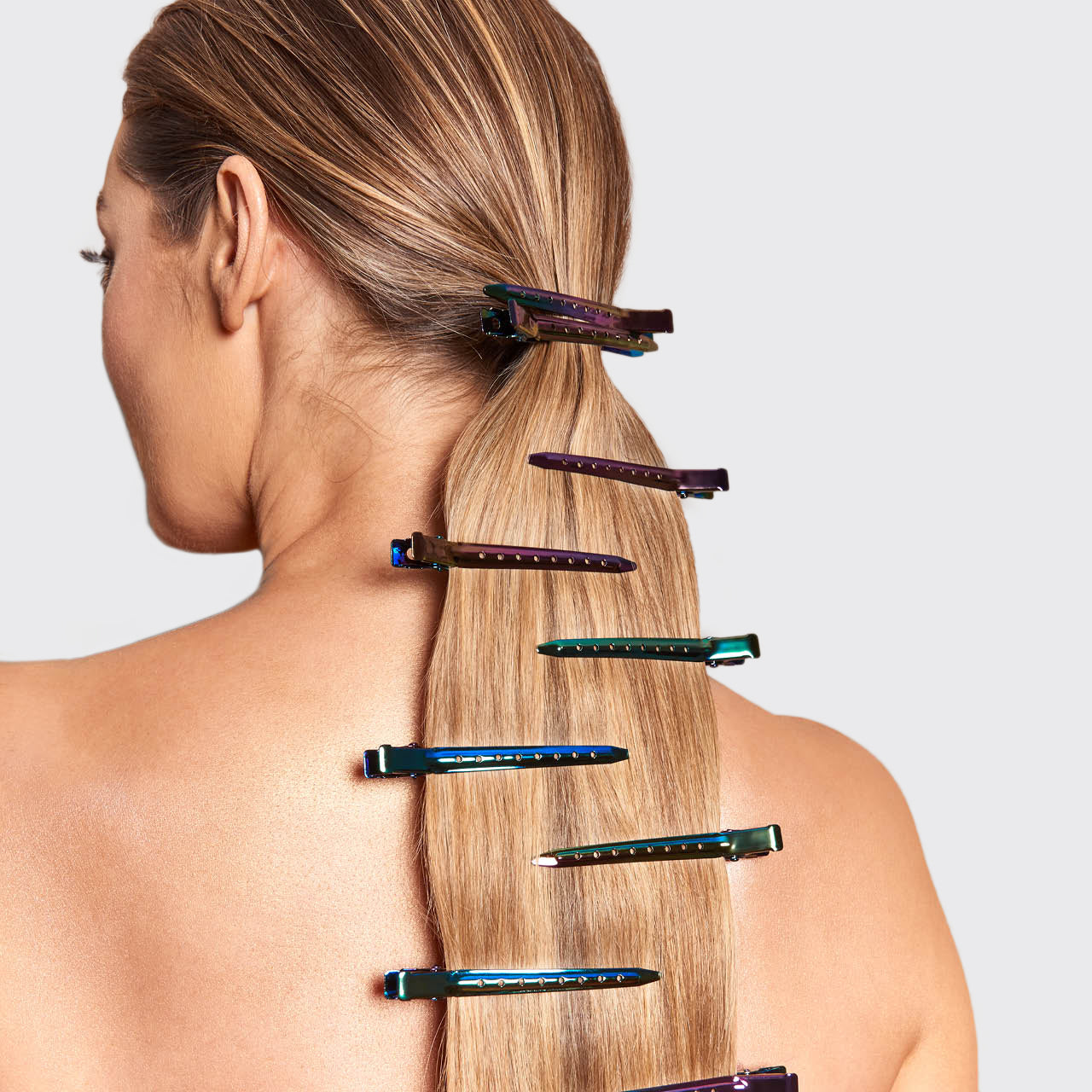 KITSCH Styling Hair Clips 6pc (Iridescent)