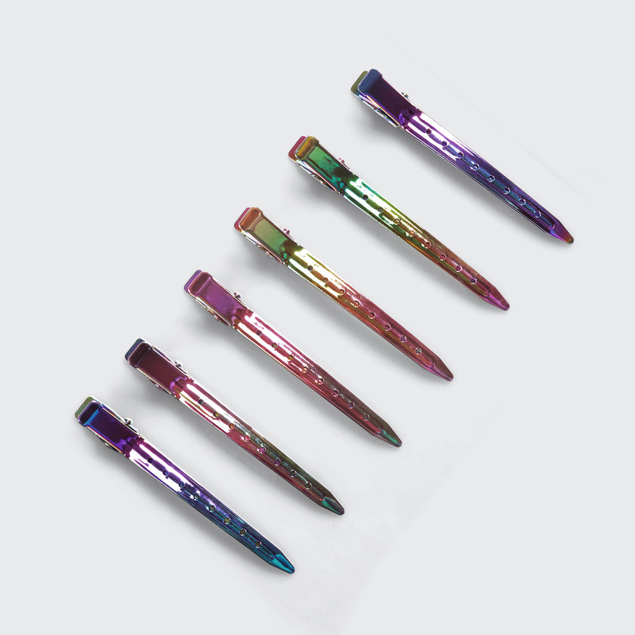 KITSCH Styling Hair Clips 6pc (Iridescent)