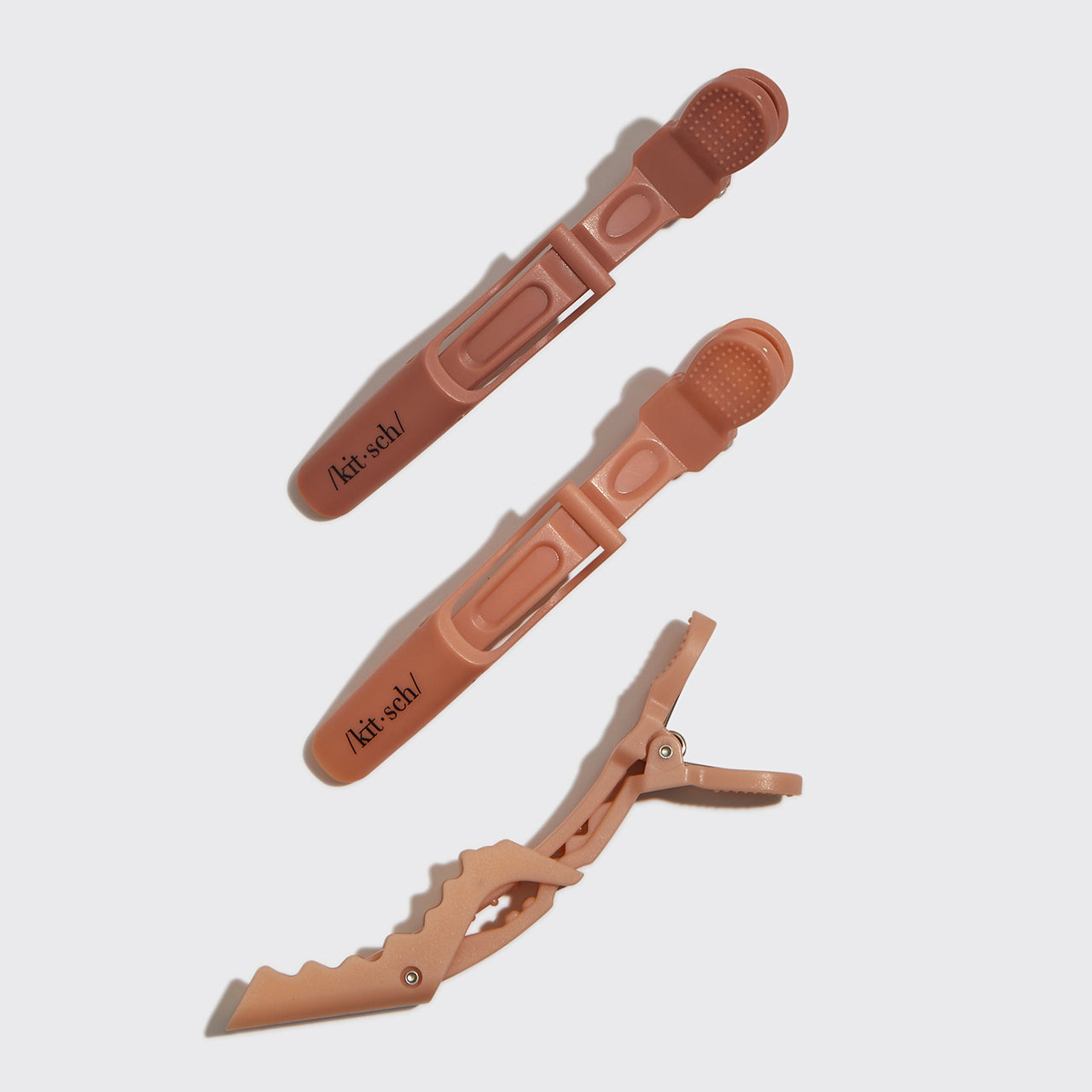 KITSCH No Slip Crocodile Clip 3pc - Multi Color