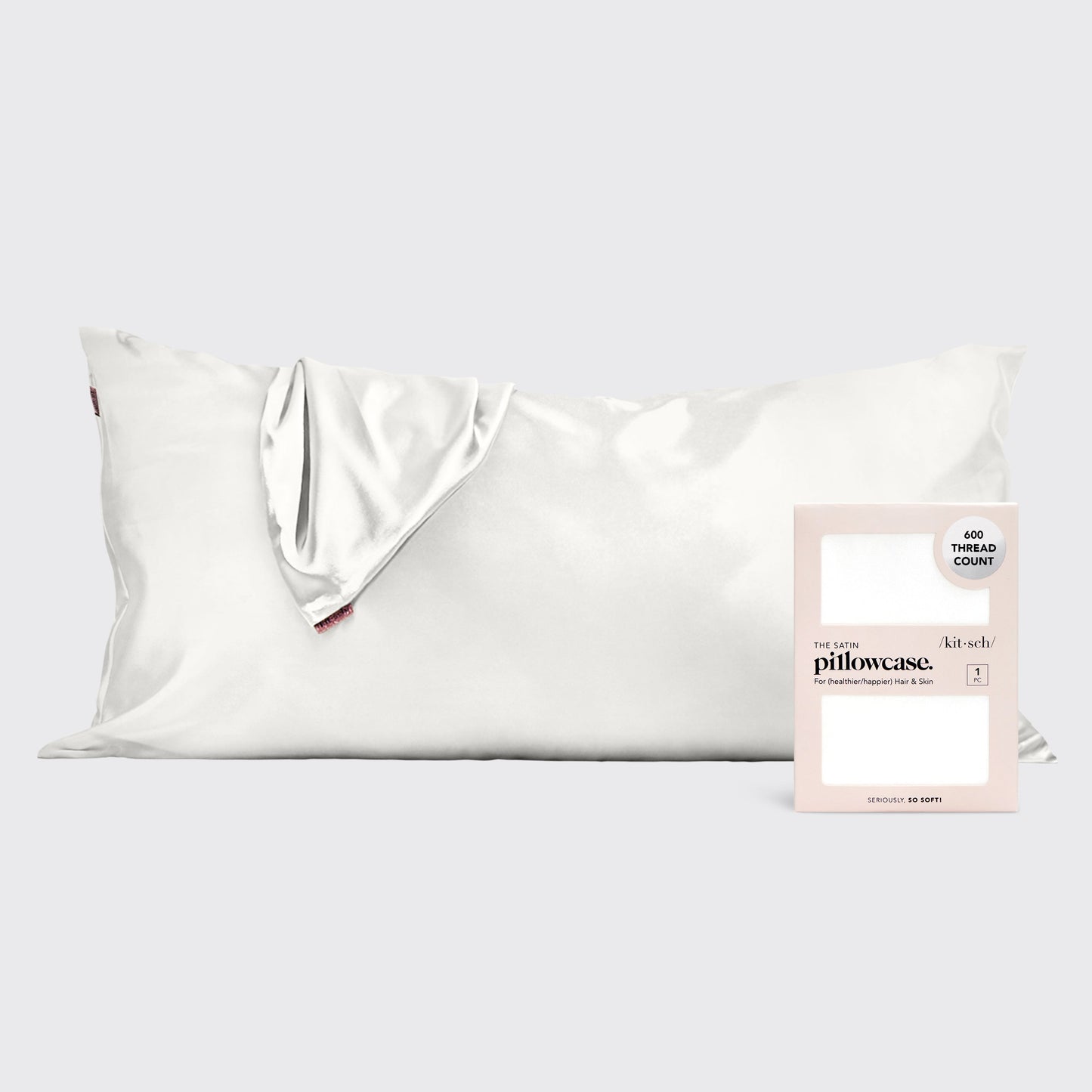 KITSCH King Pillowcase - Ivory