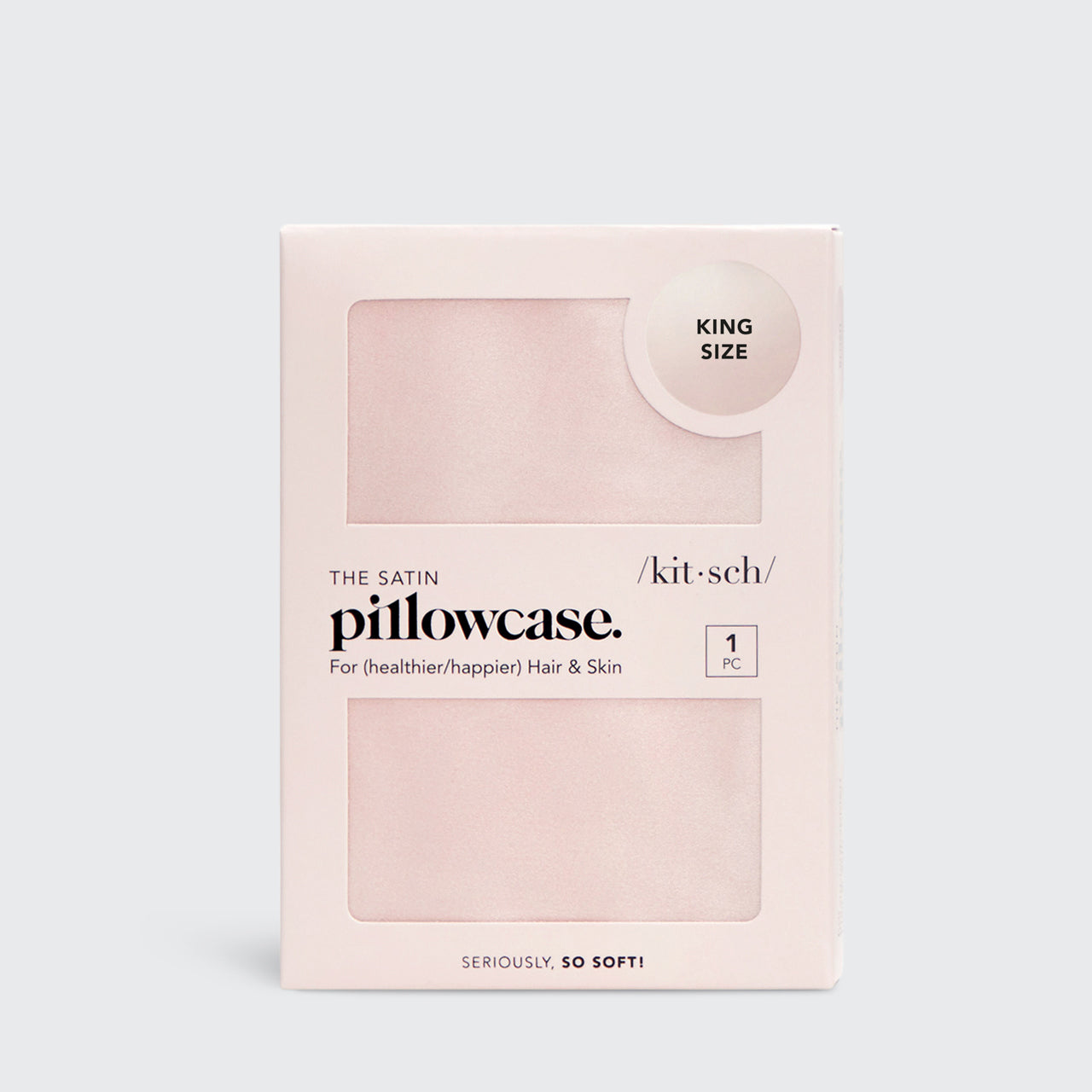 KITSCH King Pillowcase - Blush