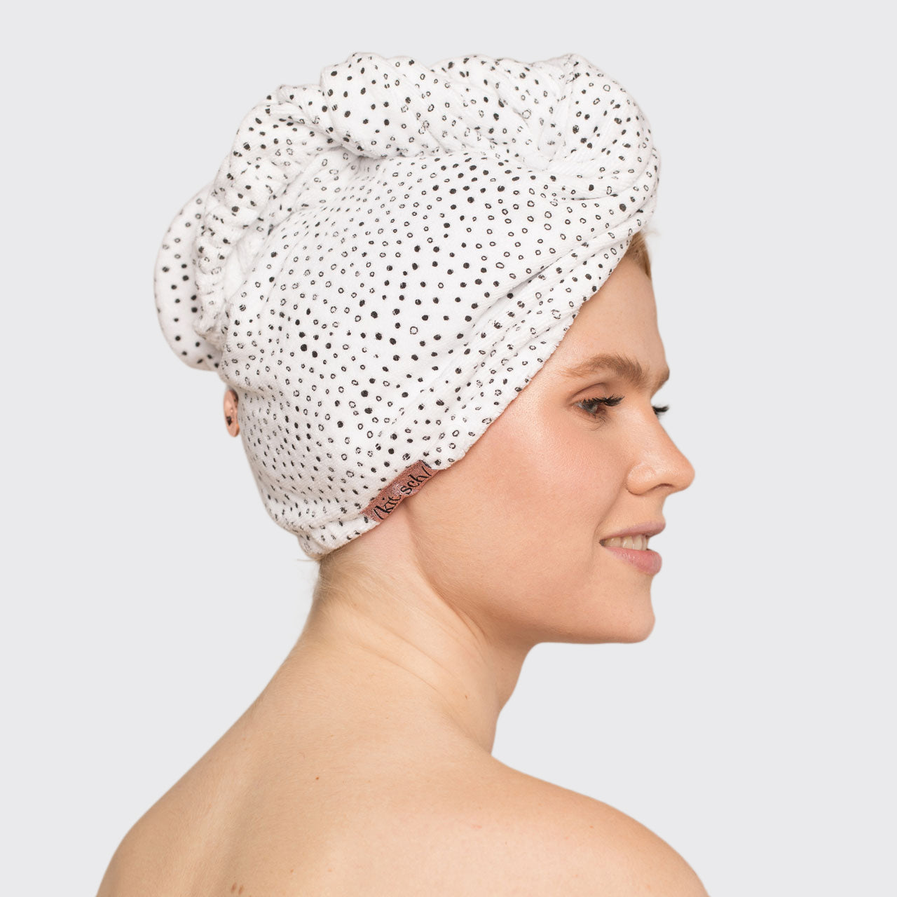 KITSCH Microfiber Hair Towel - Micro Dot