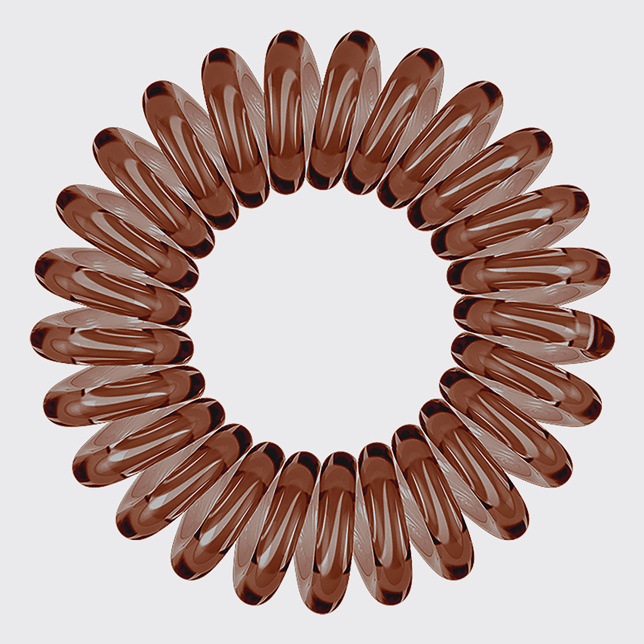 KITSCH Spiral Hair Ties 8 Pc - Brunette - MANEPRINT