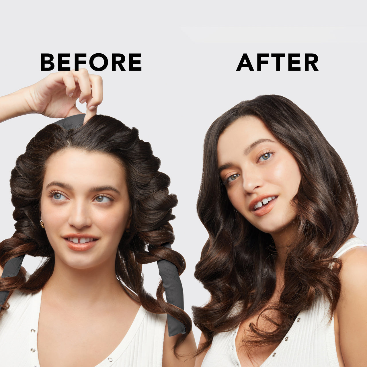 KITSCH Heatless Hair Curler in Satin - Charcoal