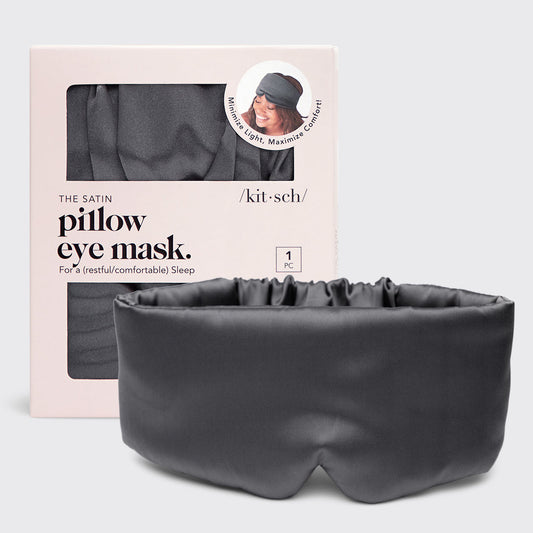 KITSCH The Pillow Eye Mask - Charcoal - MANEPRINT
