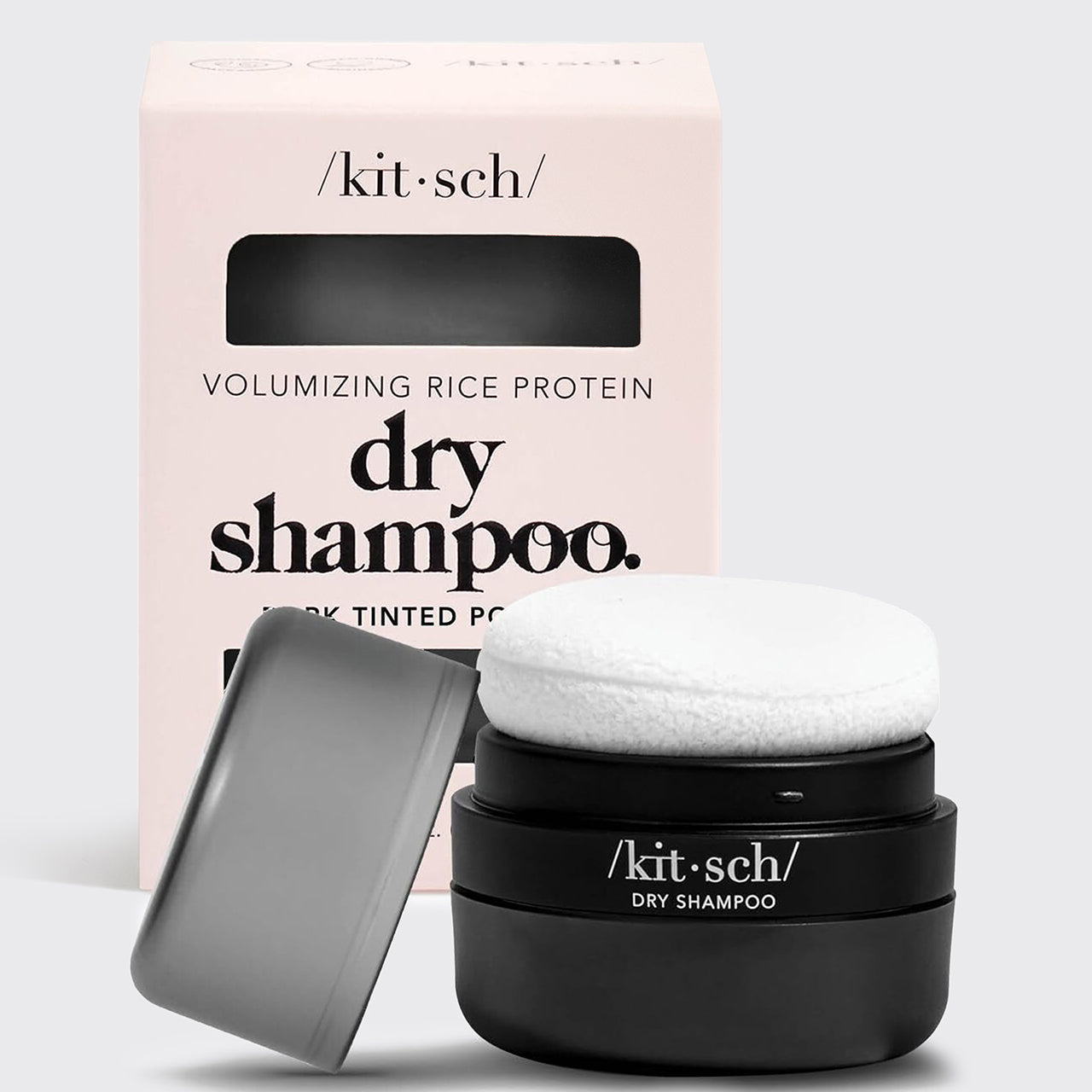 KITSCH Volumizing Rice Protein Dry Shampoo Puff - Dark