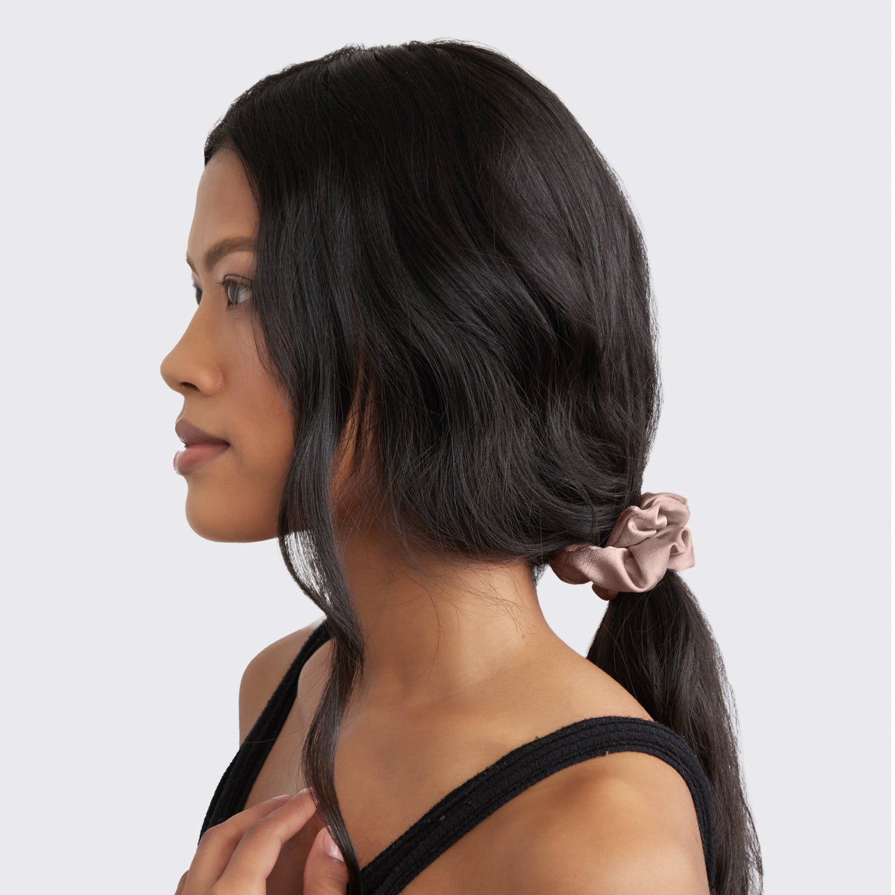 KITSCH Satin Sleep Scrunchies 5pk - Cameo