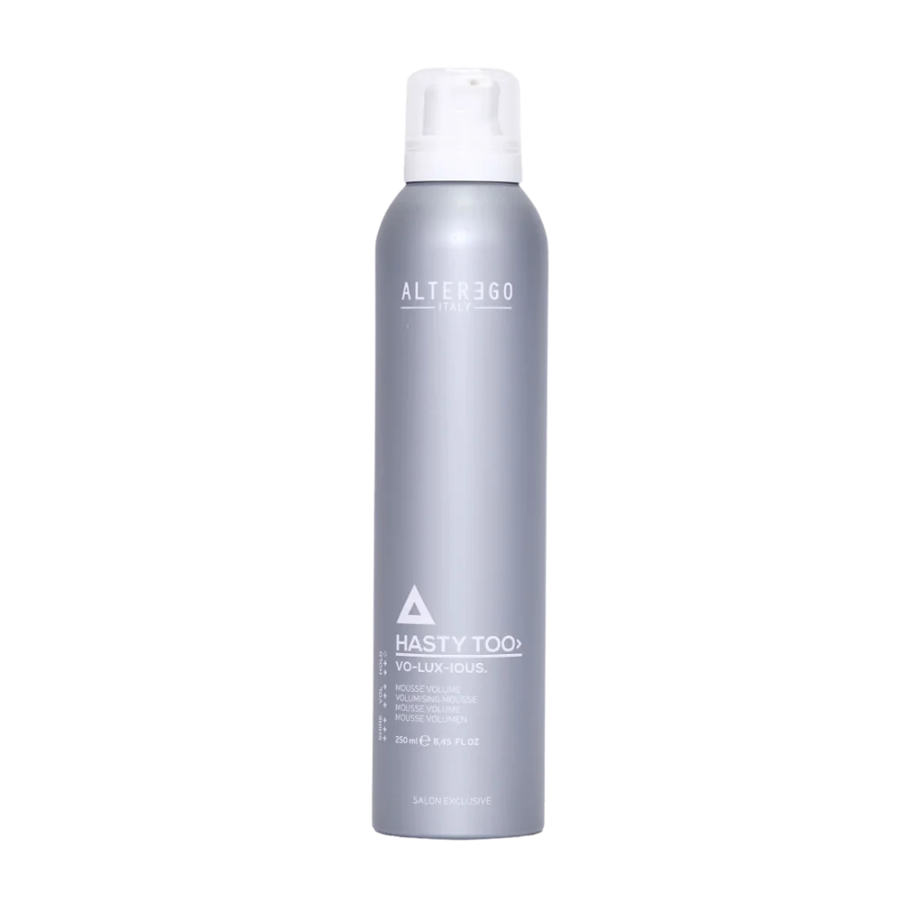 Alter Ego Hasty Too Vo Luxurious Hair Spray at MANEPRINT β a strong-hold hairspray that provides long-lasting style control, volume, and shine without stiffness.