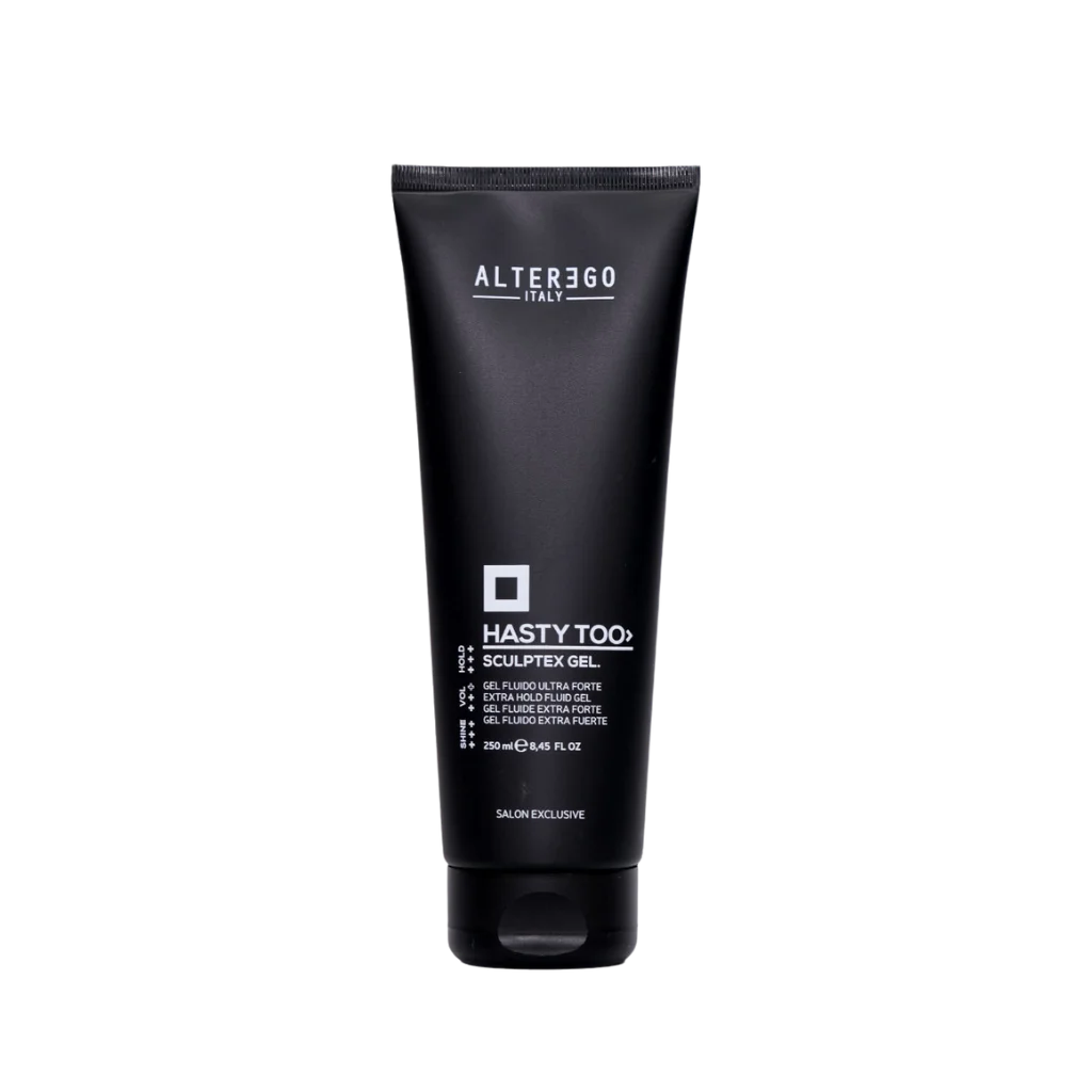 Alter Ego Sculptex Gel at MANEPRINT – a strong-hold styling gel that defines, shapes, and provides lasting control with a flexible finish.
