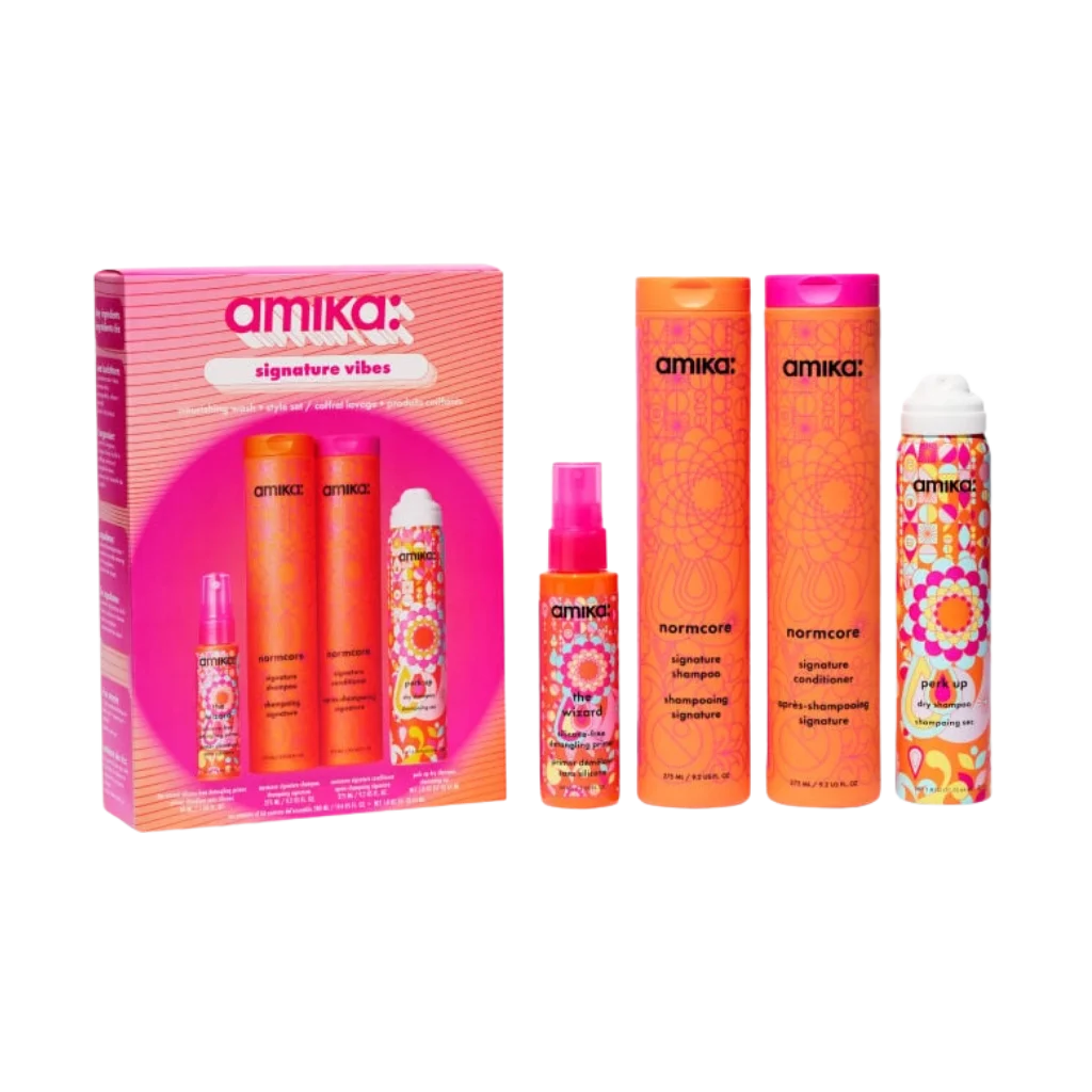 Amika Signature Vibes Nourishing Wash + Style Set