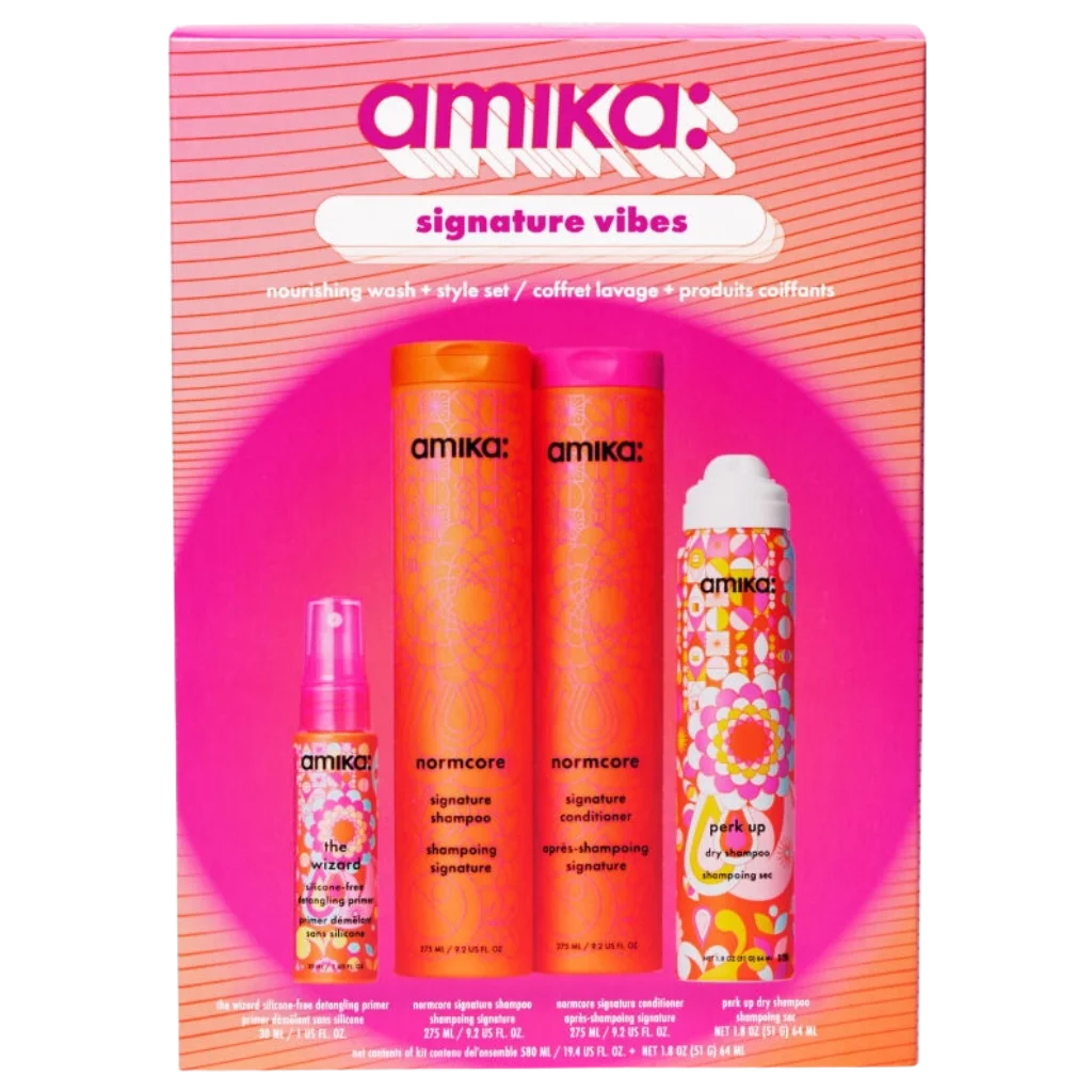 Amika Signature Vibes Nourishing Wash + Style Set