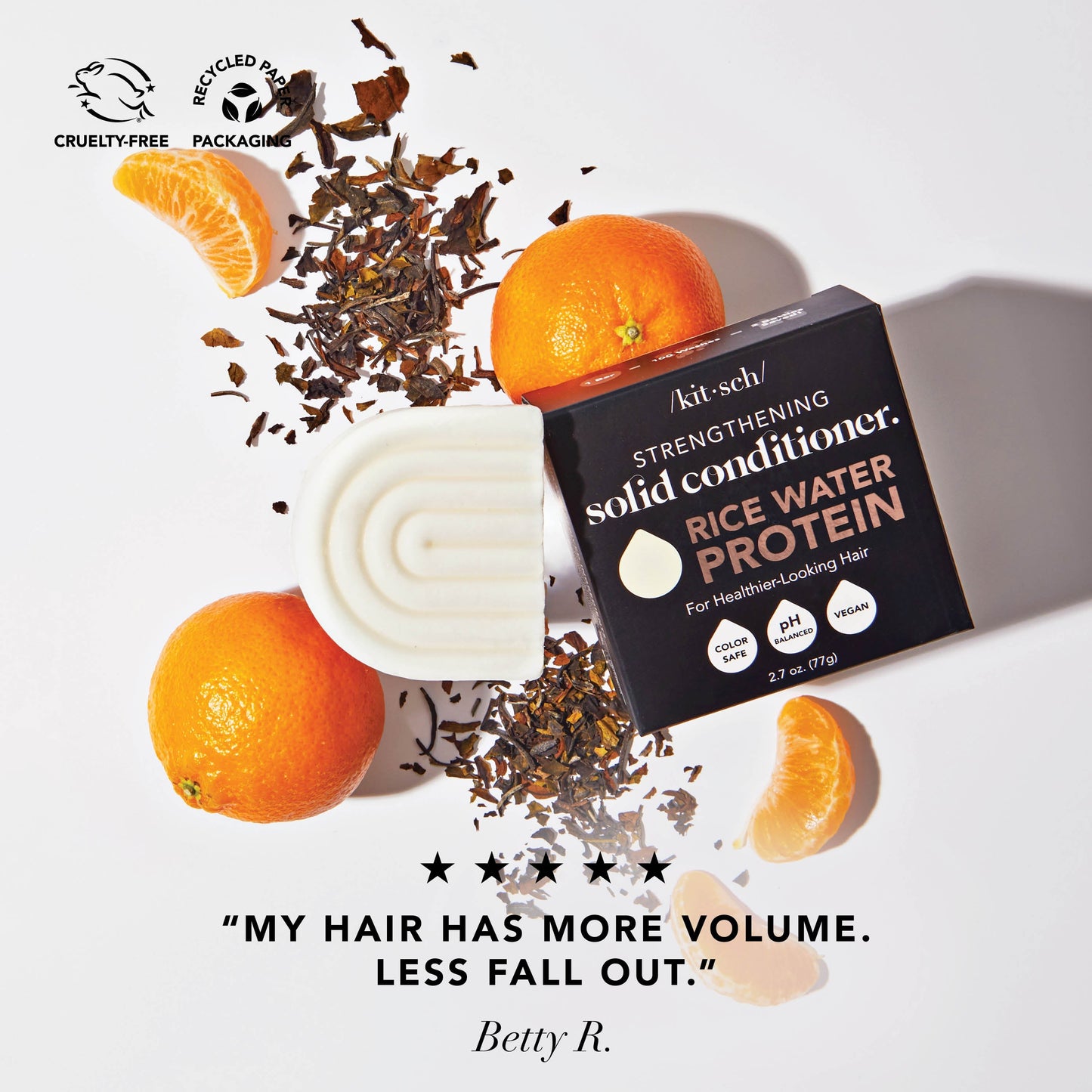 KITSCH Rice Water Shampoo & Conditioner Combo for Hair Growth