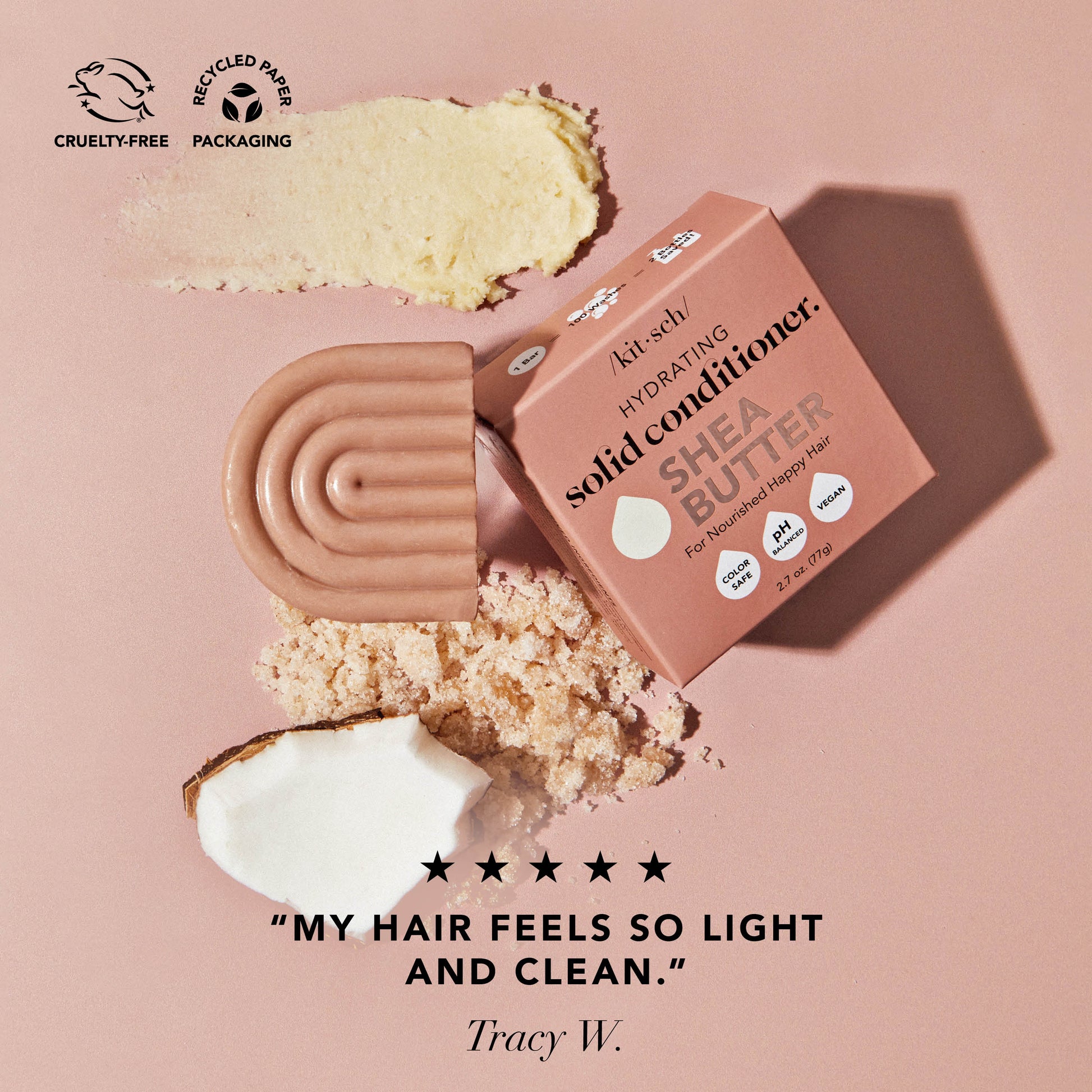 KITSCH Shea Butter Nourishing Conditioner Bar - MANEPRINT