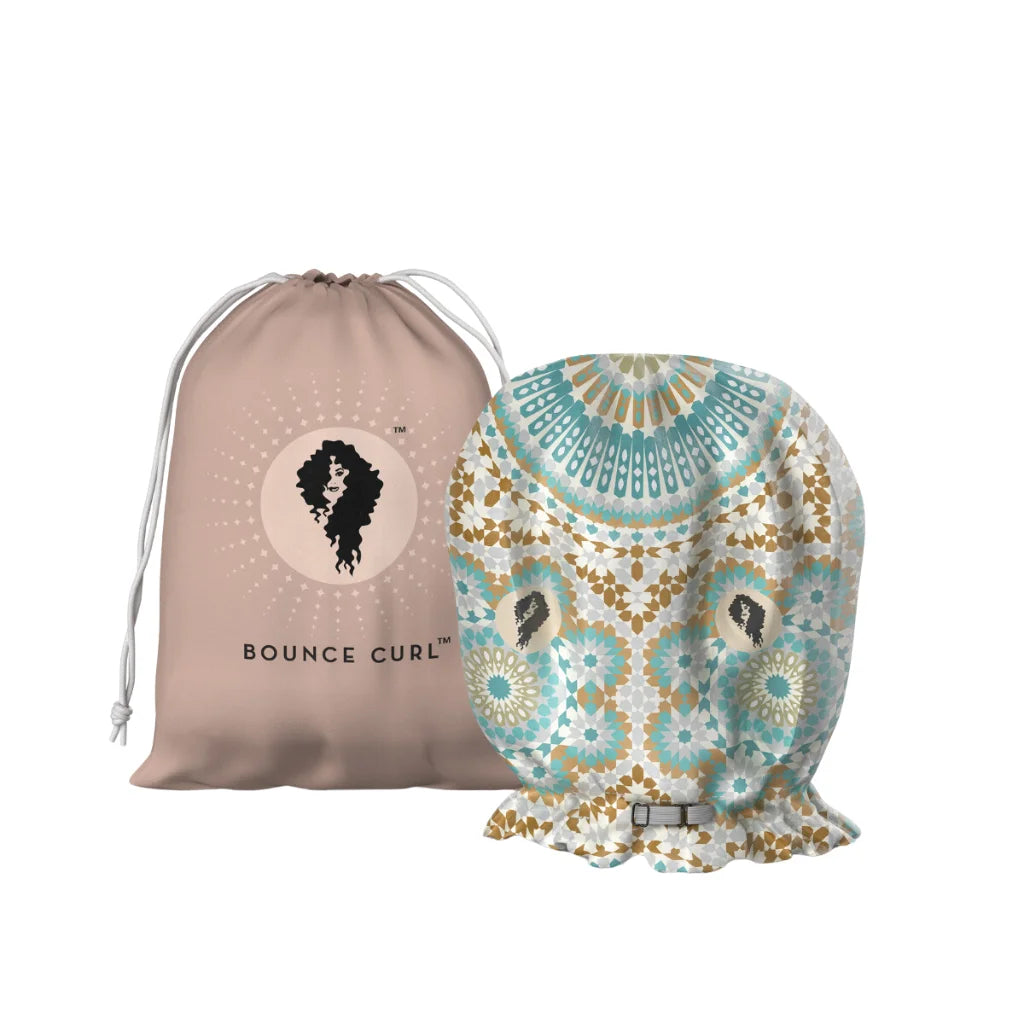 Bounce Curl Reversible Satin Hair Bonnet - MANEPRINT