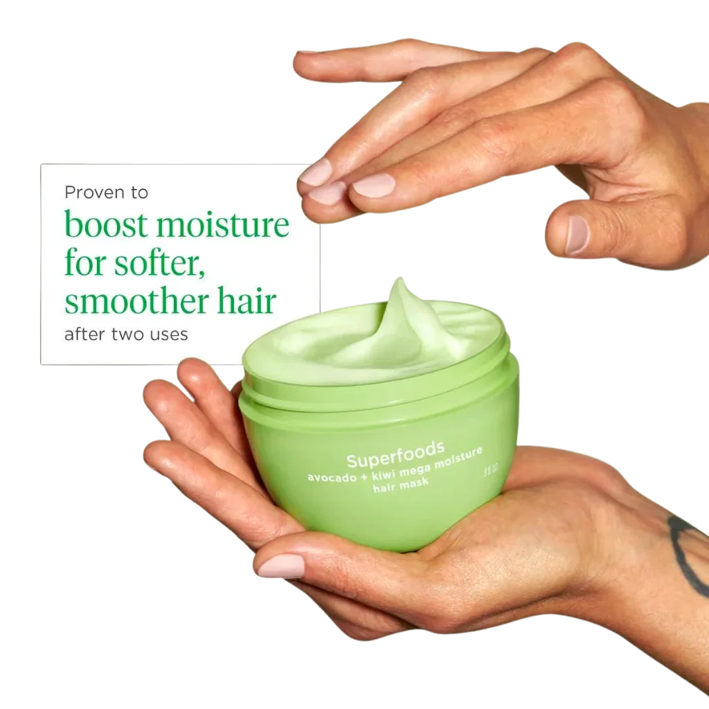 Briogeo Avocado + Kiwi Mega Moisture Superfood Mask - MANEPRINT