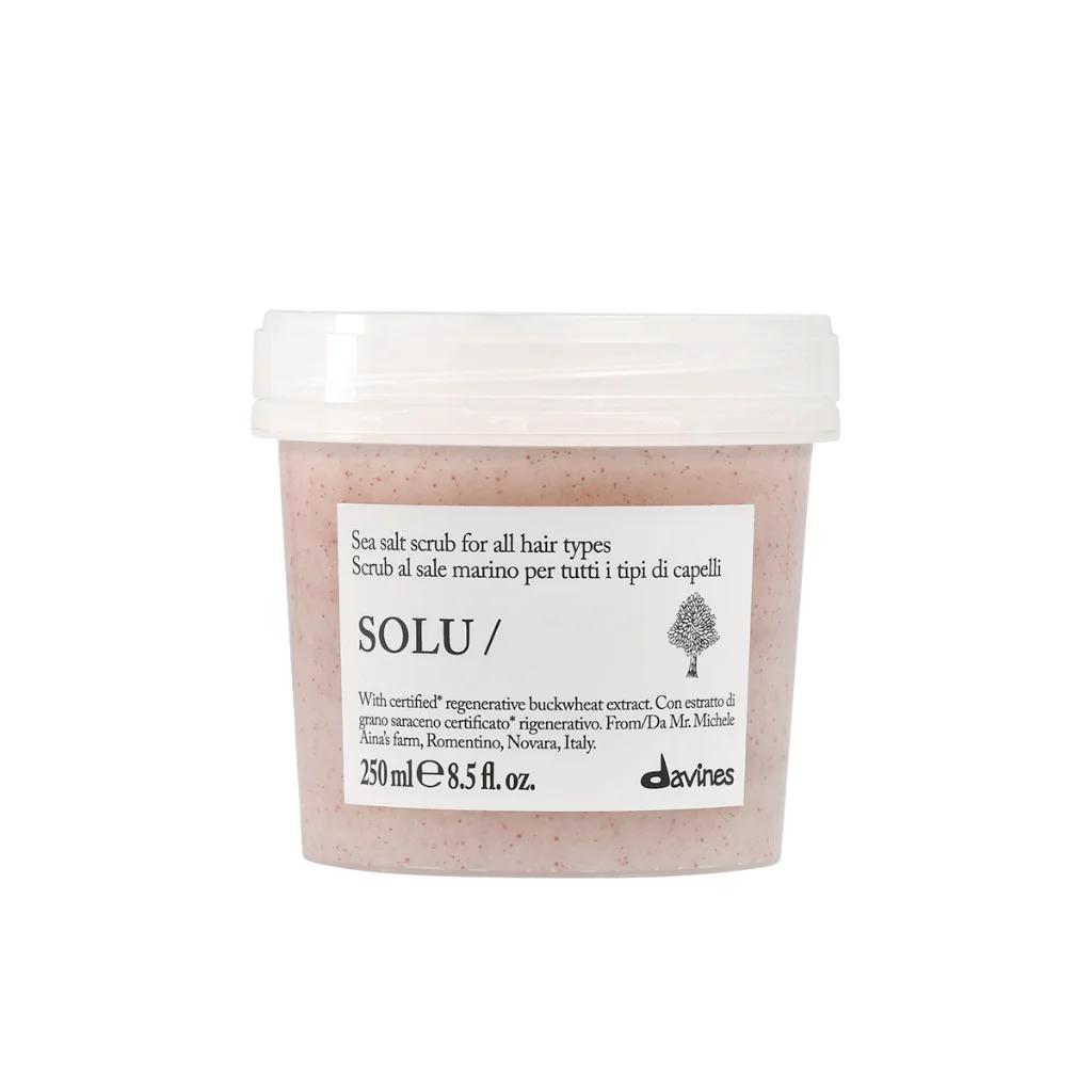 Davines Solu Shampoo with Sea Salt Scrub