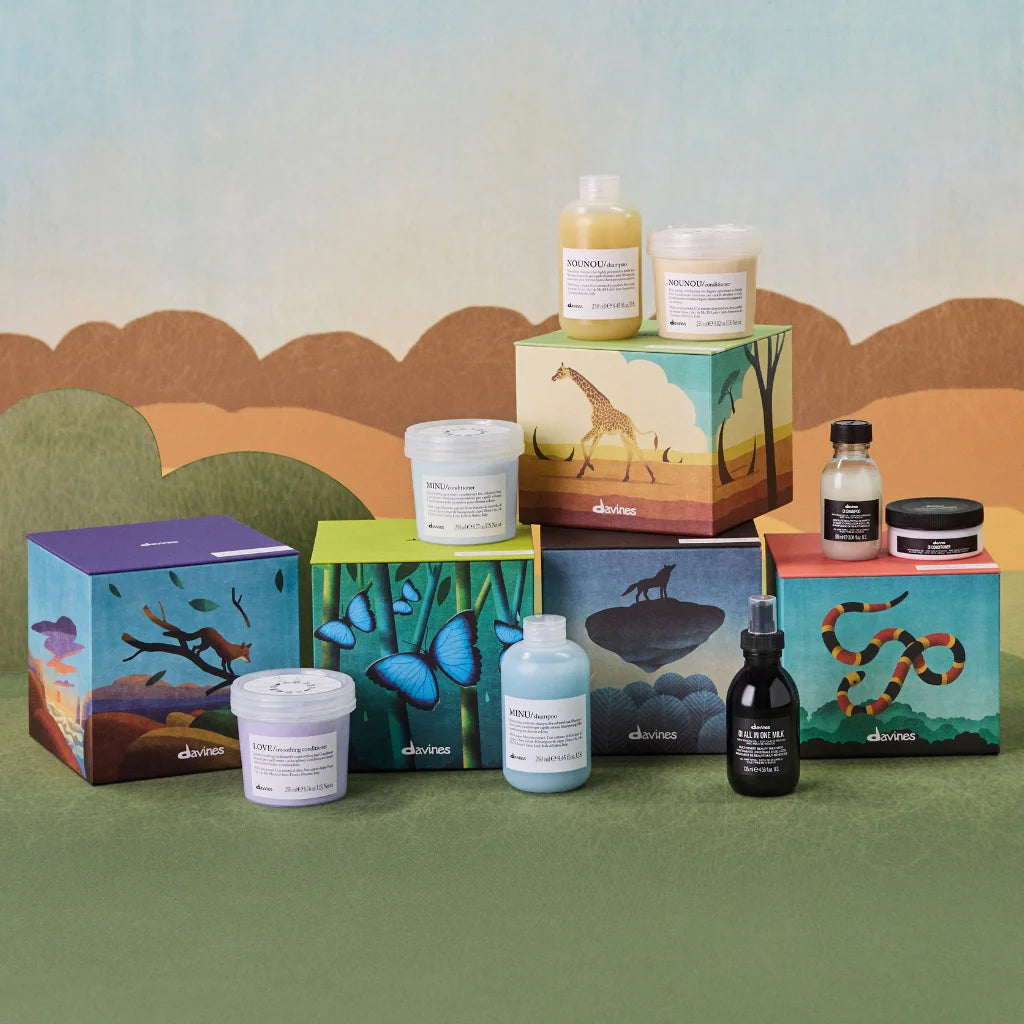 Davines Minu Duo + Oi Milk Gift Set