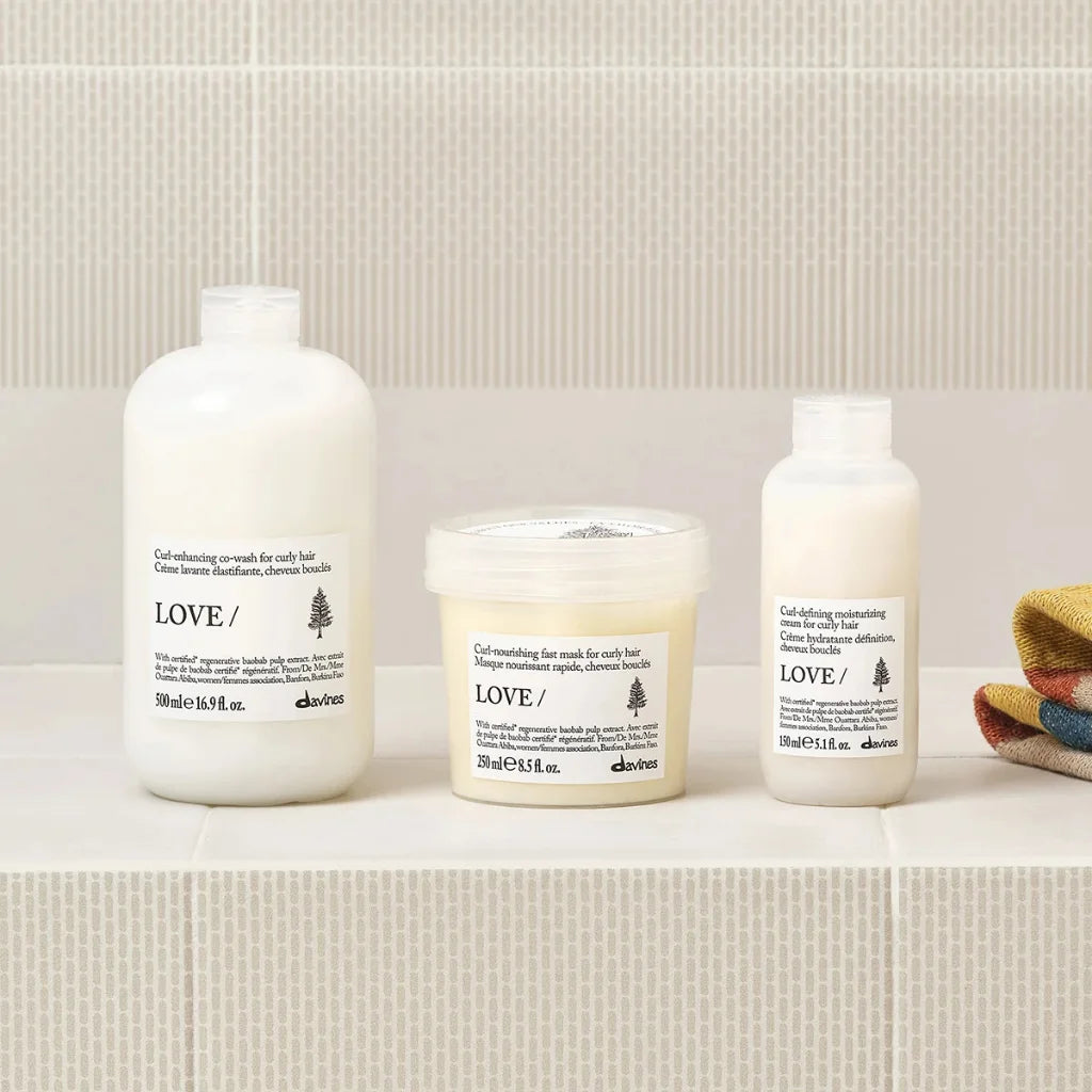 Davines Love Curl Co-wash, Shampoo, Curl defining Cream - MANEPRINT