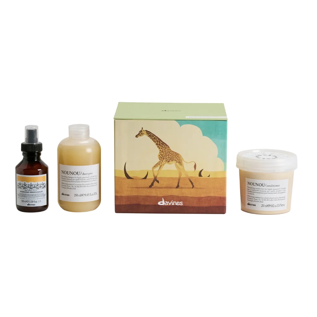 Davines Nounou Duo + NaturalTech Keratin Sealer