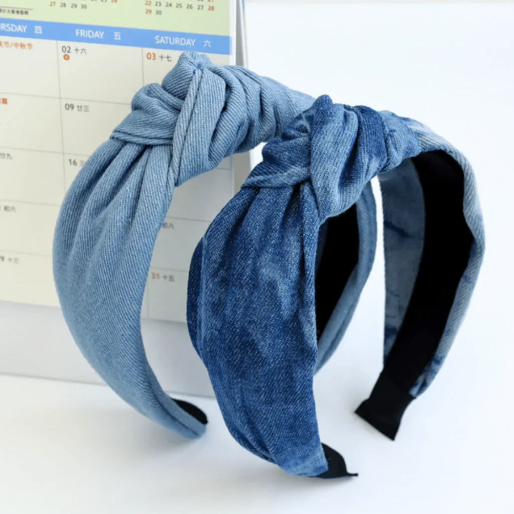 Denim Knot Headband - North Authentic