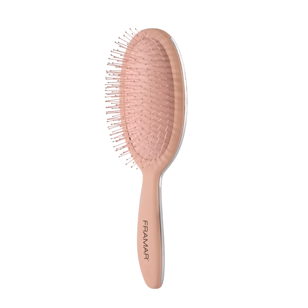 Framar Detangling Brush at MANEPRINT – a lightweight, ergonomic brush with flexible bristles designed to gently detangle wet or dry hair without pulling or damage. (3)