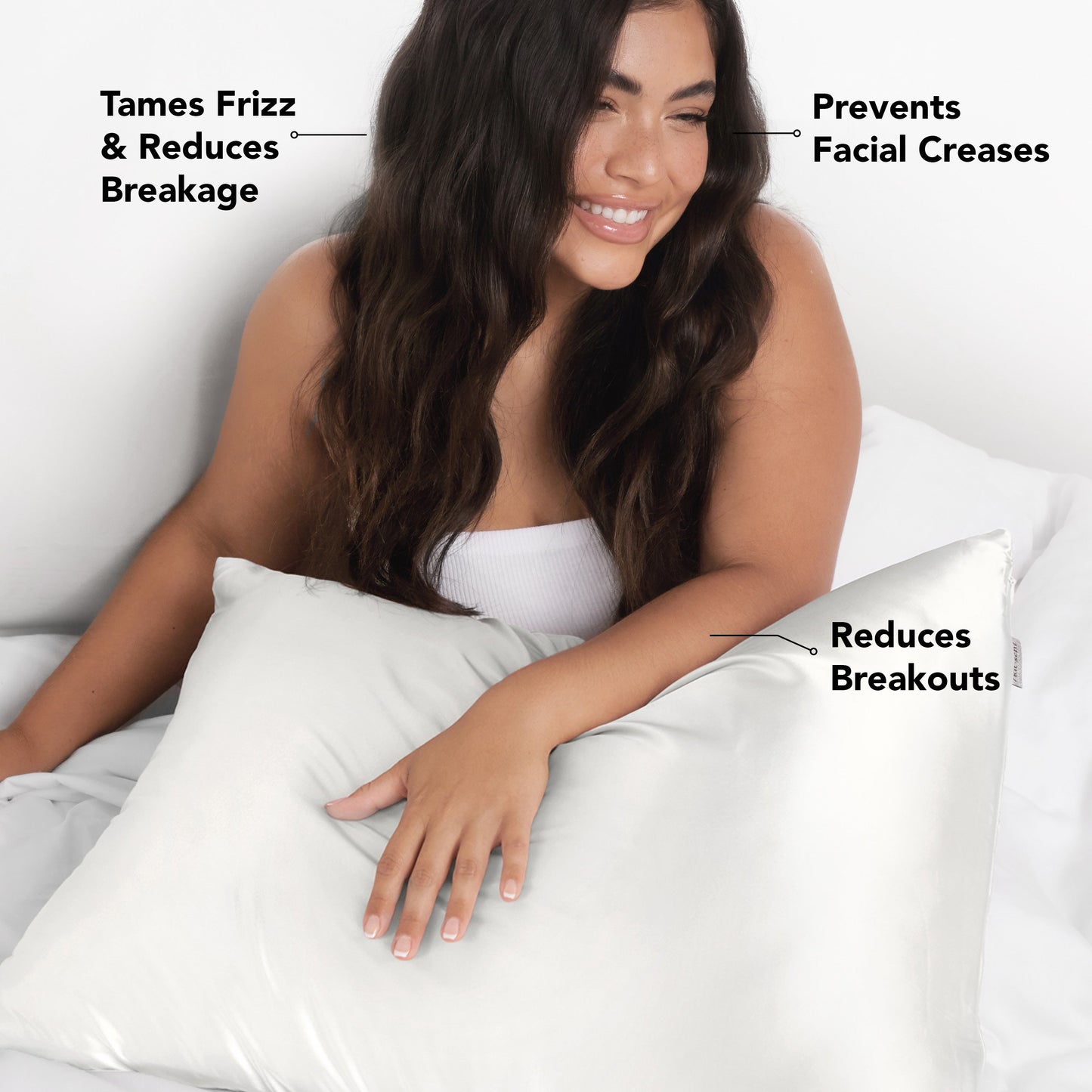 KITSCH King Pillowcase - Ivory