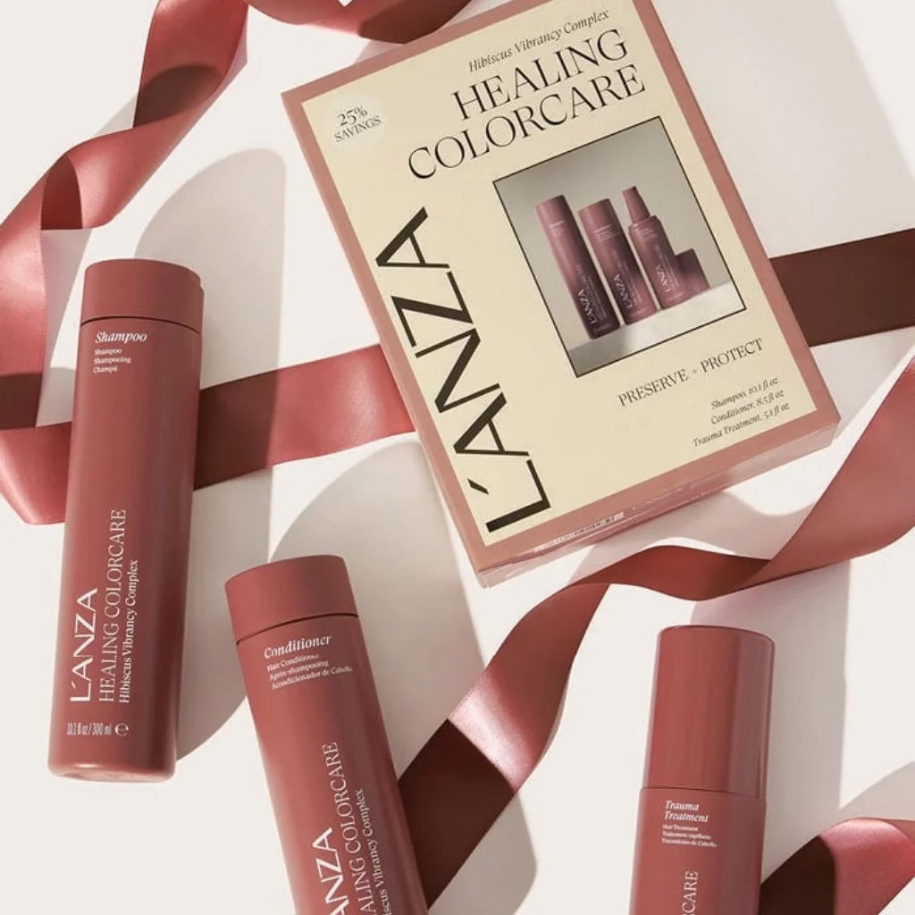 L'ANZA Healing ColorCare Holiday Trio at MANEPRINT – a festive set featuring shampoo, conditioner, and treatment to protect color, repair damage, and keep hair vibrant and healthy. (1)