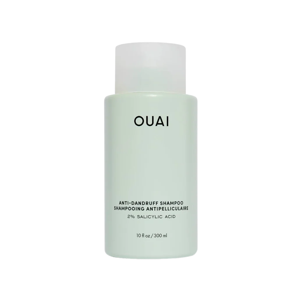 OUAI Anti-Dandruff Shampoo at MANEPRINT β a gentle cleanser that soothes the scalp, reduces flakes, and leaves hair refreshed.
