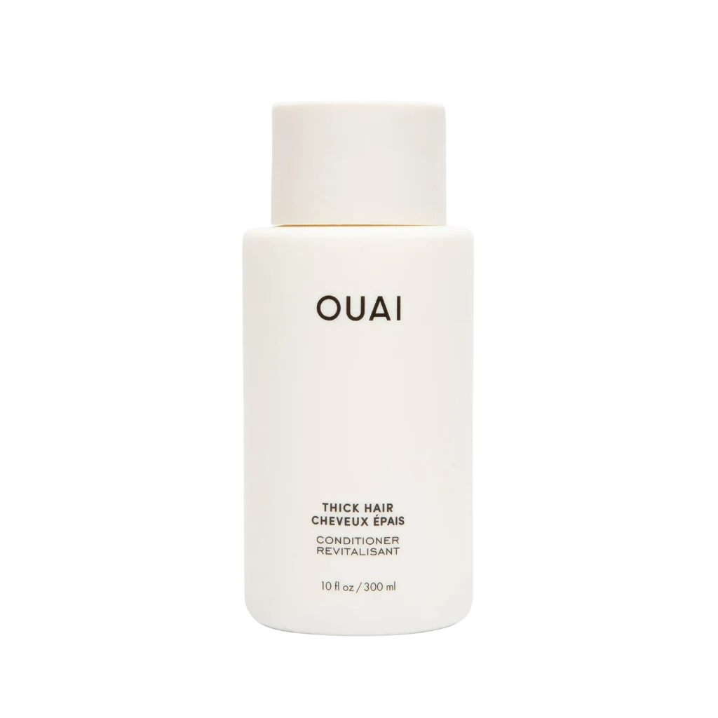OUAI Thick Conditioner at MANEPRINT – a rich, hydrating conditioner that nourishes, smooths, and strengthens thick hair for softness and shine.