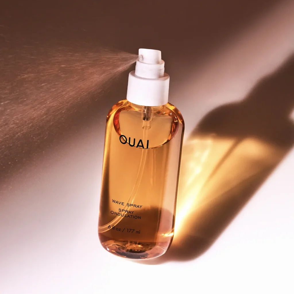 OUAI Wave Spray at MANEPRINT – a lightweight texture mist that enhances natural waves, adds volume, and creates an effortless, beachy look. (1)