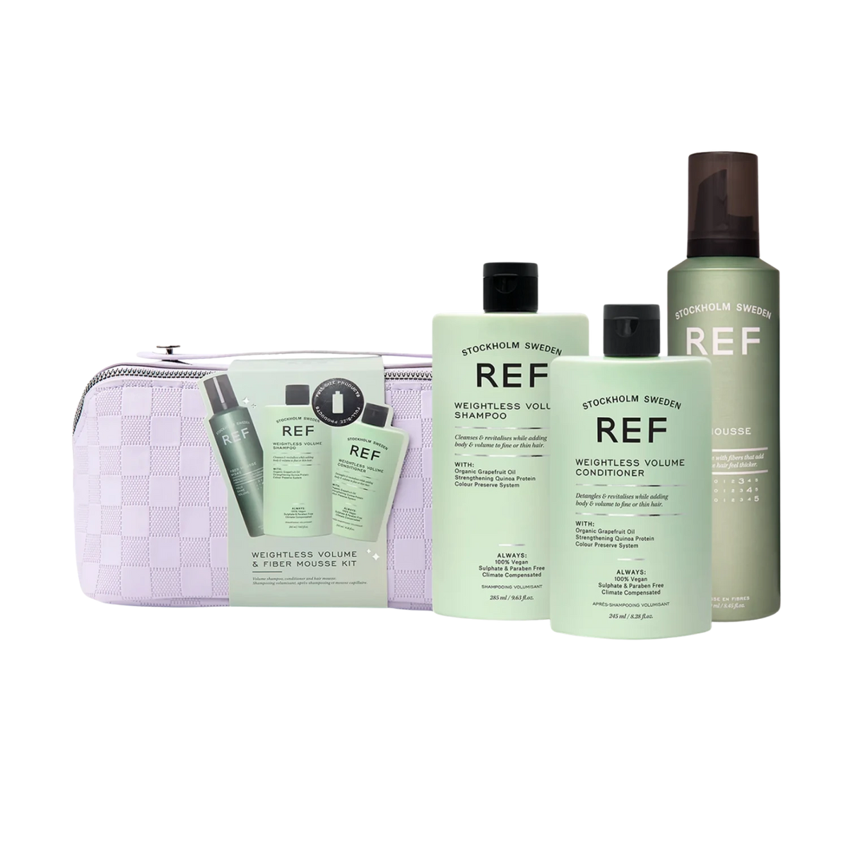 Ref stockholm weightless volume holiday gift set