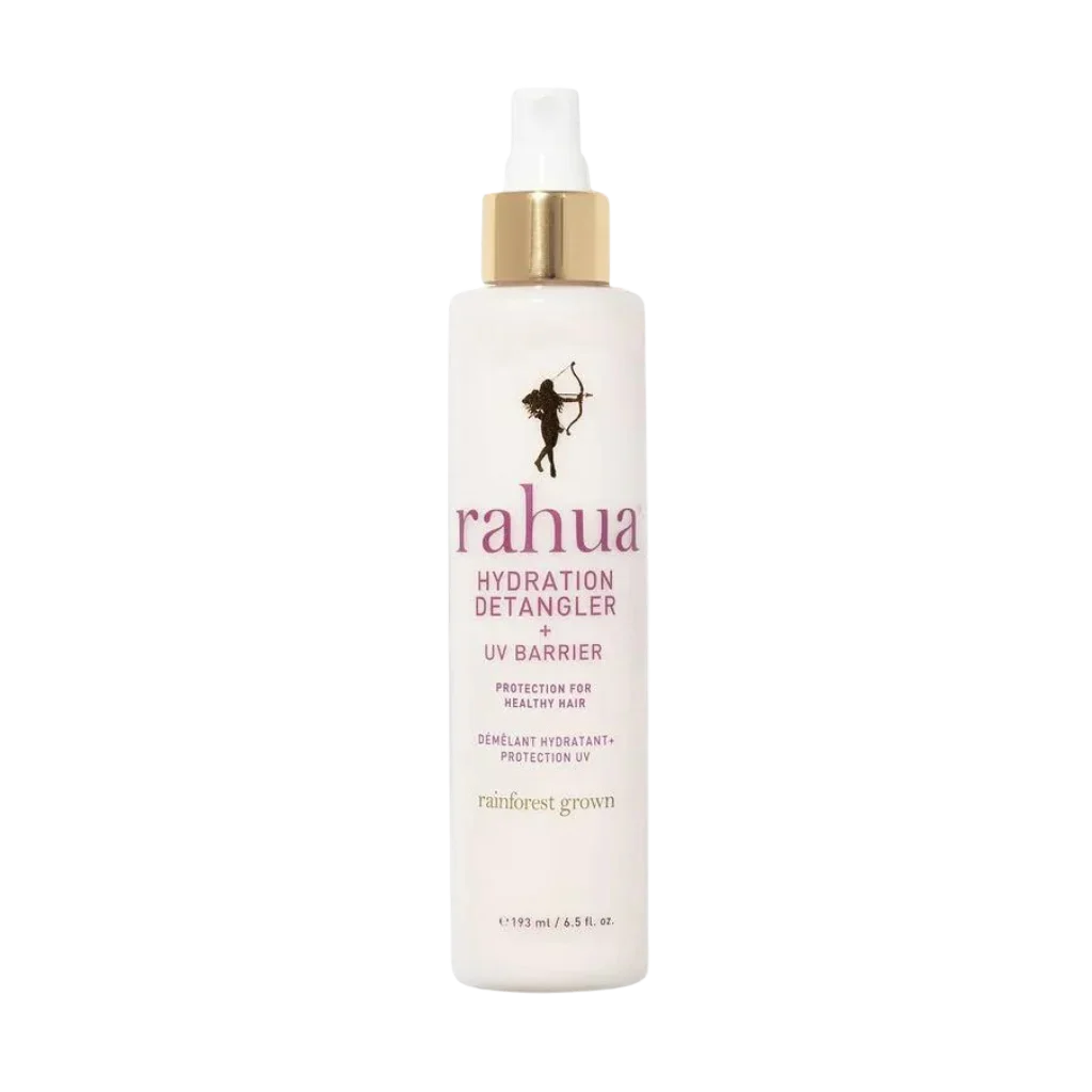 Get frizz-free, perfectly brushable hair with Rahua's Hydration Detangler + UV Barrier at MANEPRINT