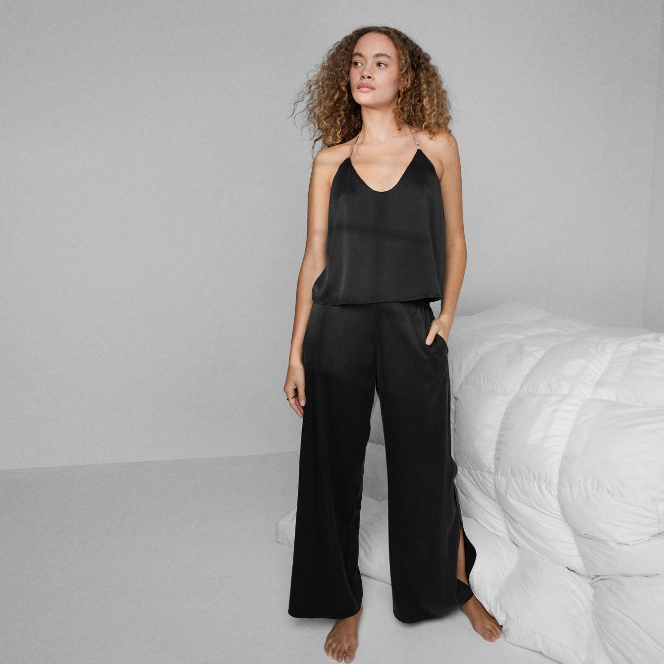 Lunya Washable Silk Cami Pant Set