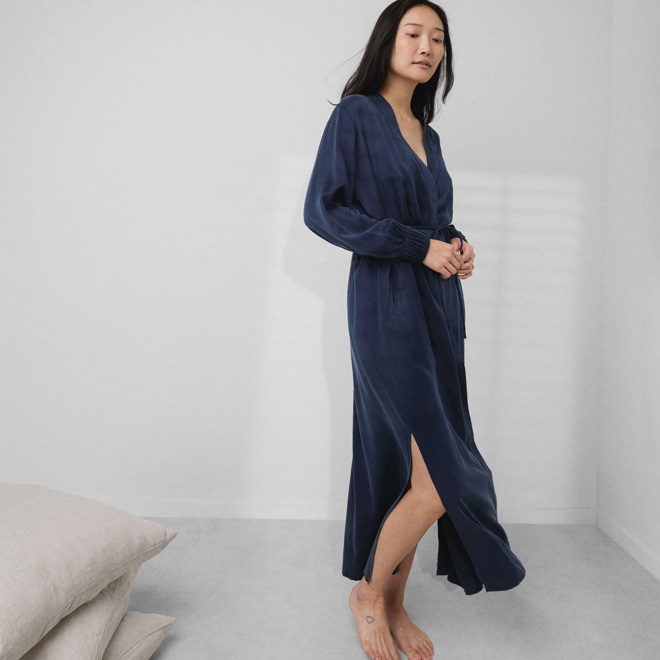 Lunya Washable Silk Long Robe