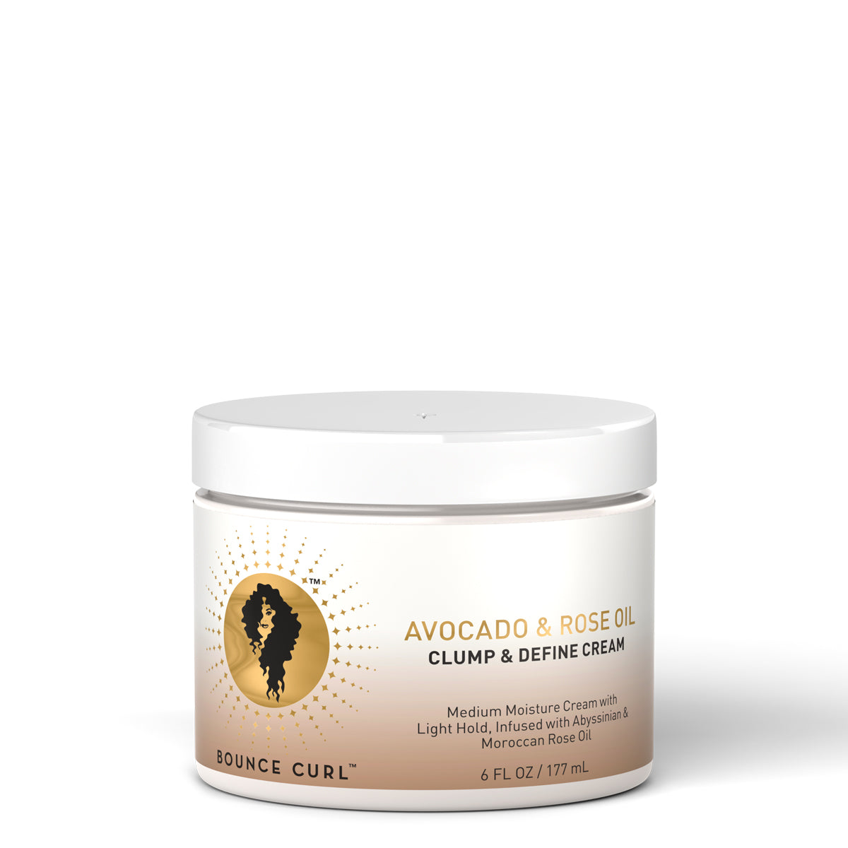 Bounce Curl Avocado & Rose Oil Clump & Define Cream - MANEPRINT