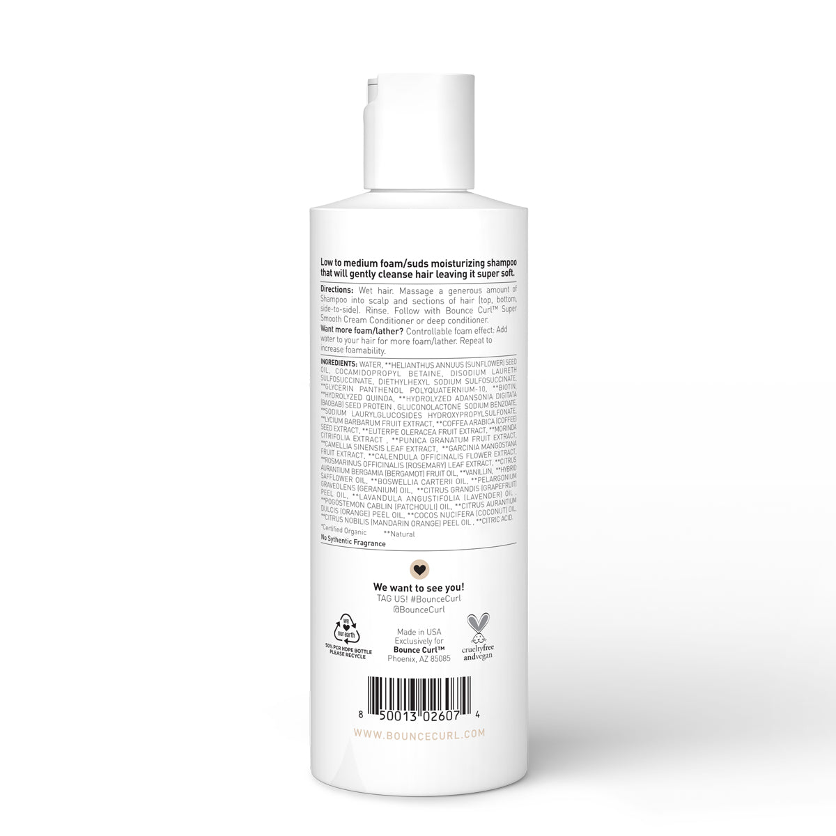 Bounce Curl Pure Silk Moisturizing Shampoo - MANEPRINT
