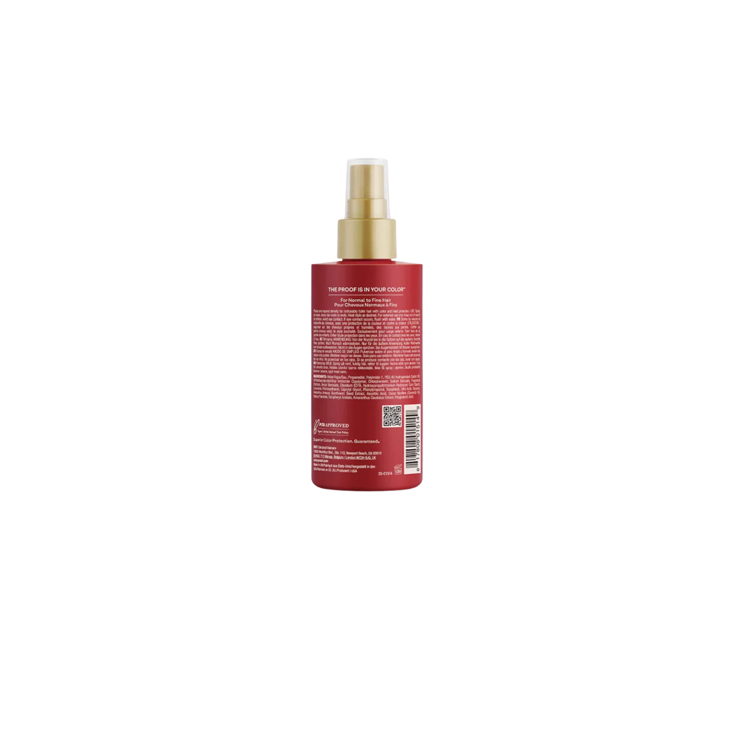 Colorproof Volume Blow Dry Spray ingredients