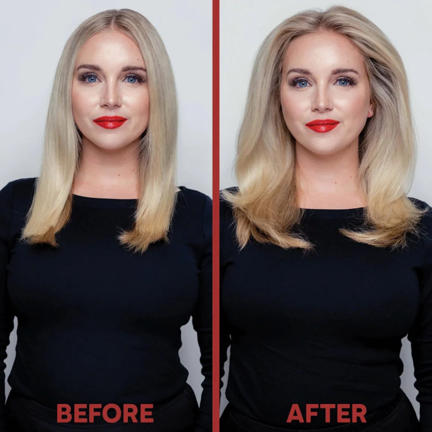 Colorproof Volume Blow Dry Spray before and after