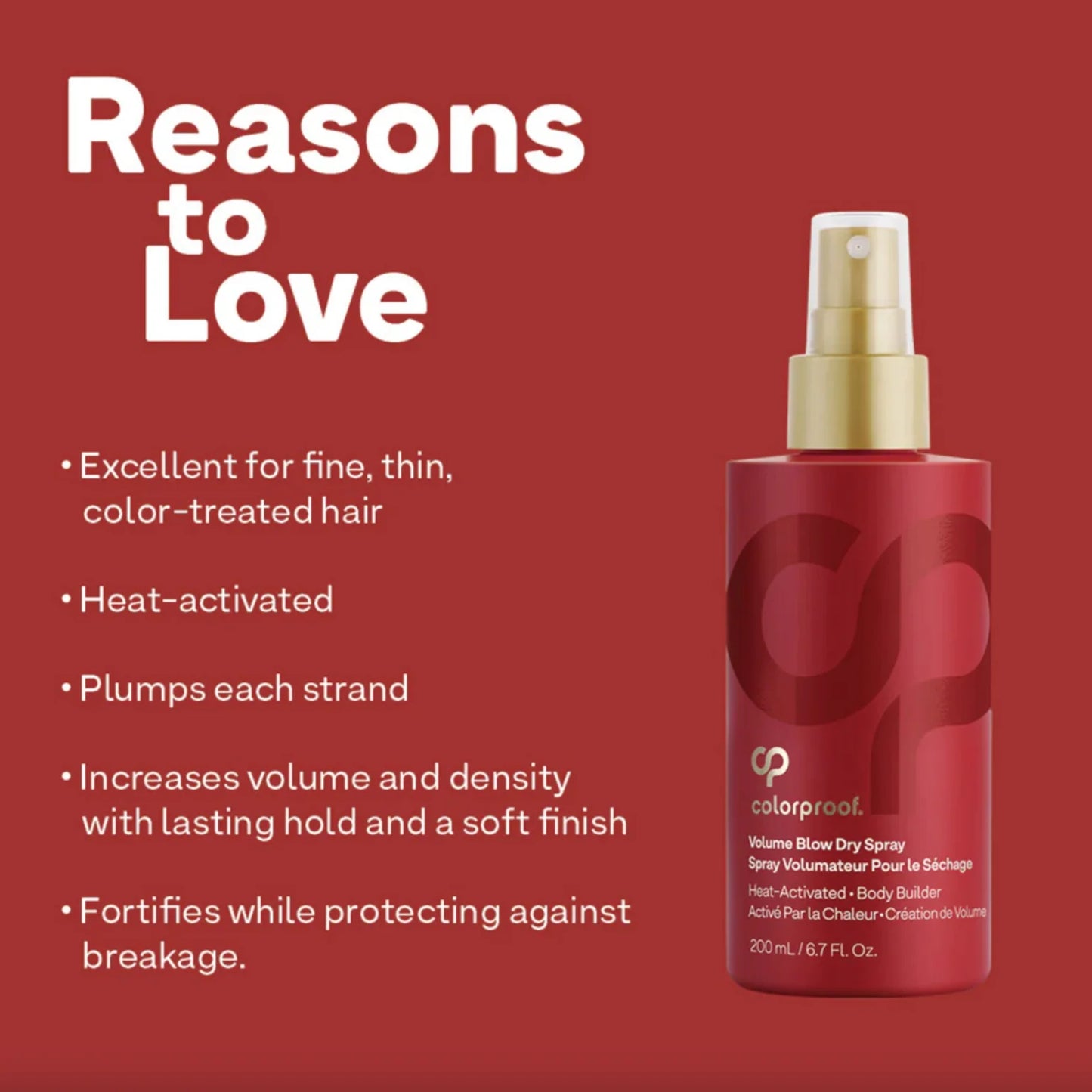 Colorproof Volume Blow Dry Spray