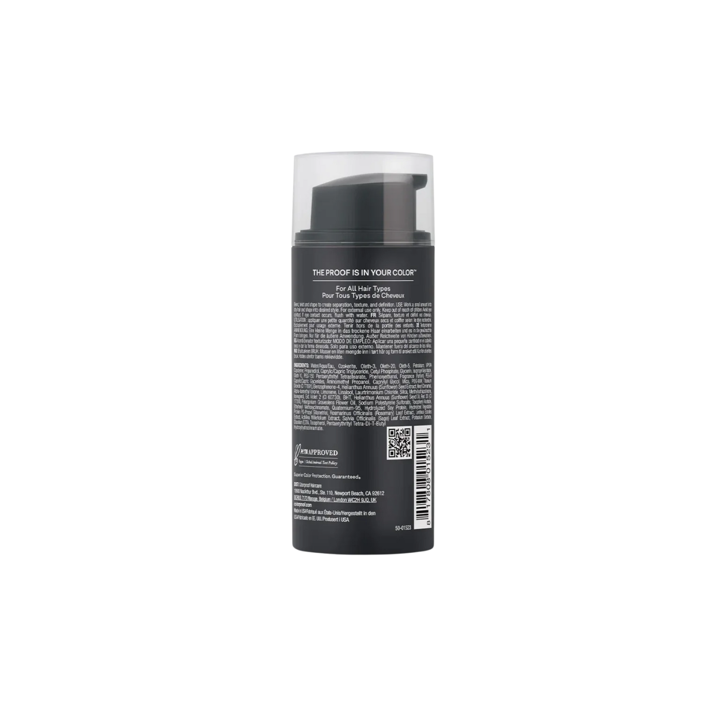 Colorproof Fiber Blast Texture Creme back