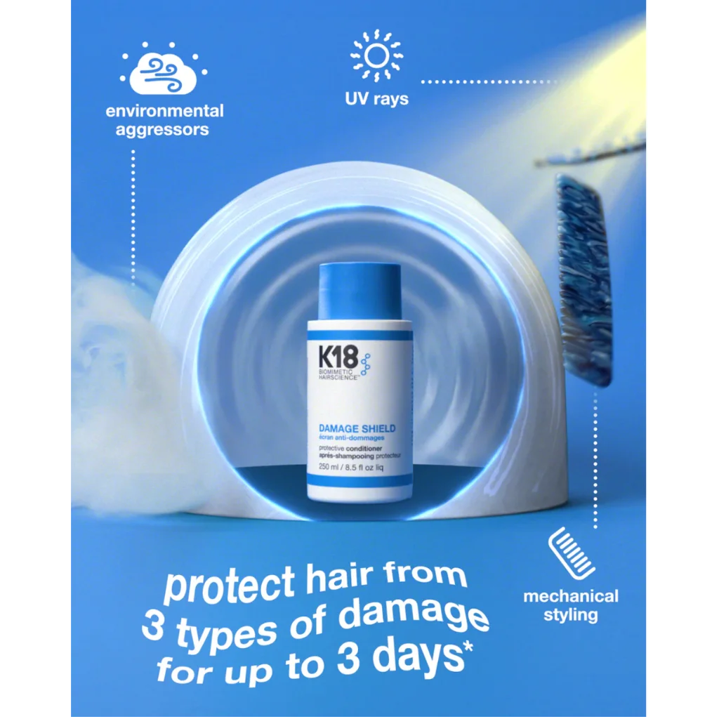 K18 DAMAGE SHIELD pH Protective Shampoo & Conditioner Set - MANEPRINT