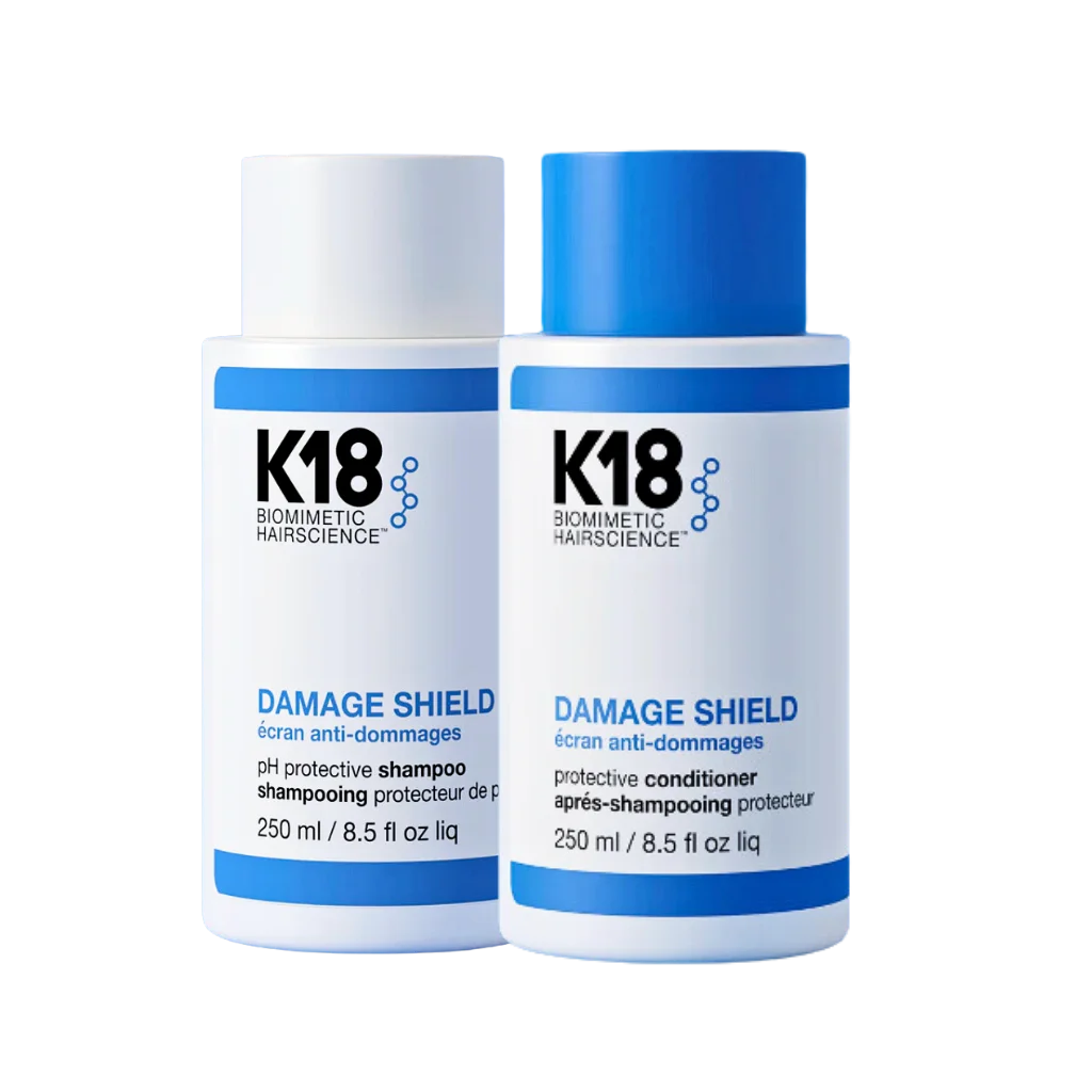 K18 DAMAGE SHIELD pH Protective Shampoo & Conditioner Set - MANEPRINT