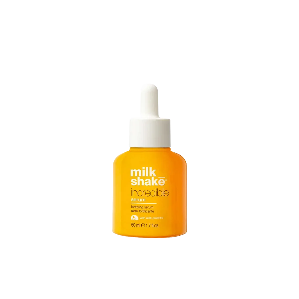 milk_shake Integrity Incredible Serum at MANEPRINT – a lightweight serum that repairs split ends, controls frizz, and adds shine for smooth, healthy-looking hair.