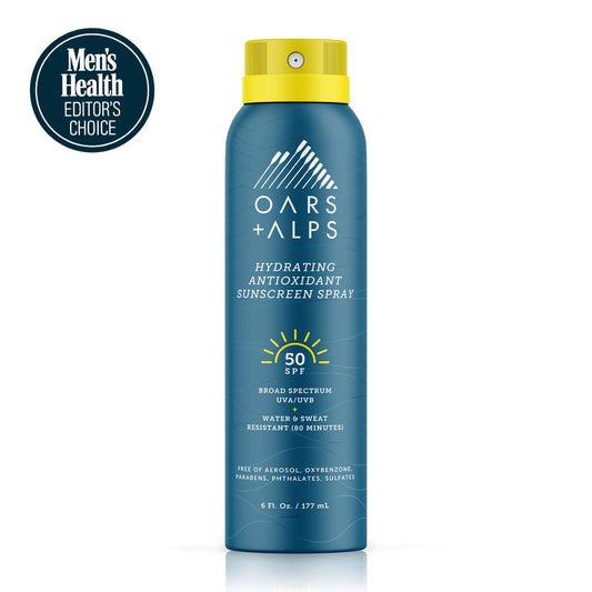 Oars + Alps Hydrating Antioxidant SPF 50 Spray - MANEPRINT