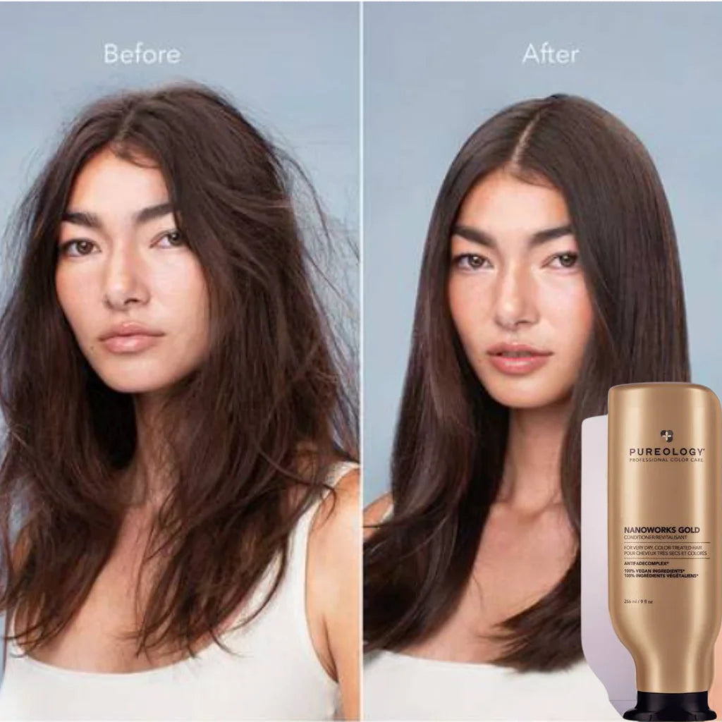 Pureology Nanoworks Gold Shampoo & Conditioner Set - MANEPRINT