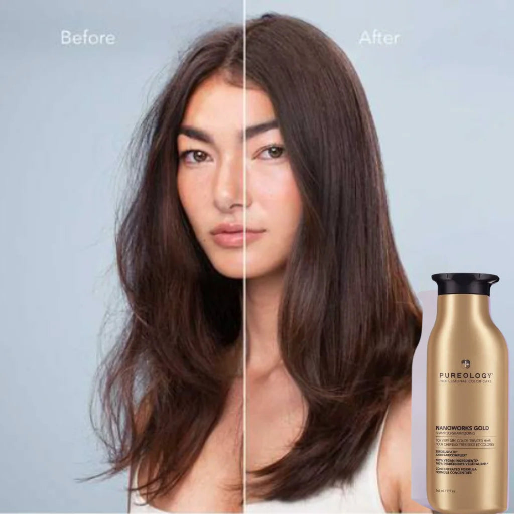 Pureology Nanoworks Gold Shampoo & Conditioner Set - MANEPRINT