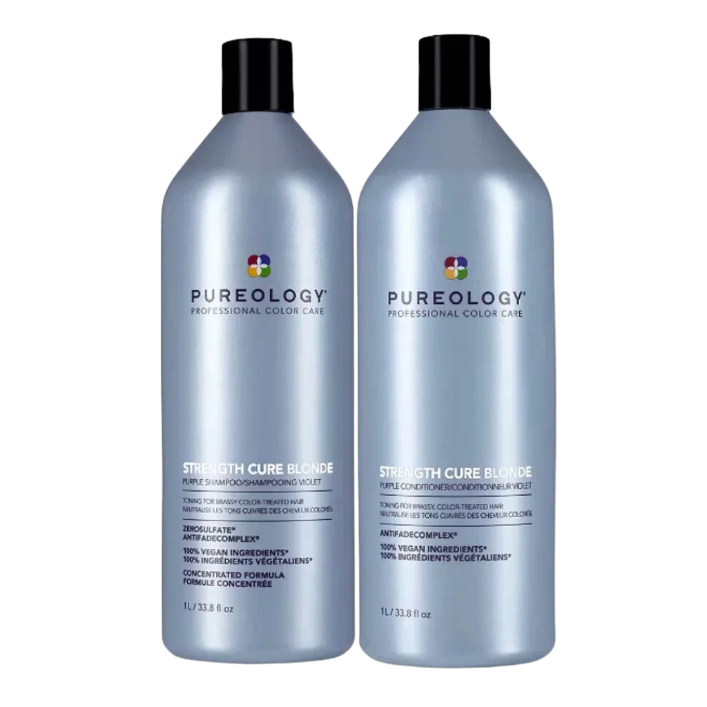 Pureology Strength Cure Blonde Shampoo & Conditioner Set - MANEPRINT