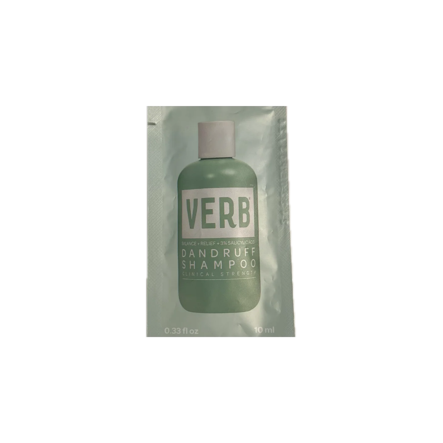 verb dandruff shampoo sample sachet