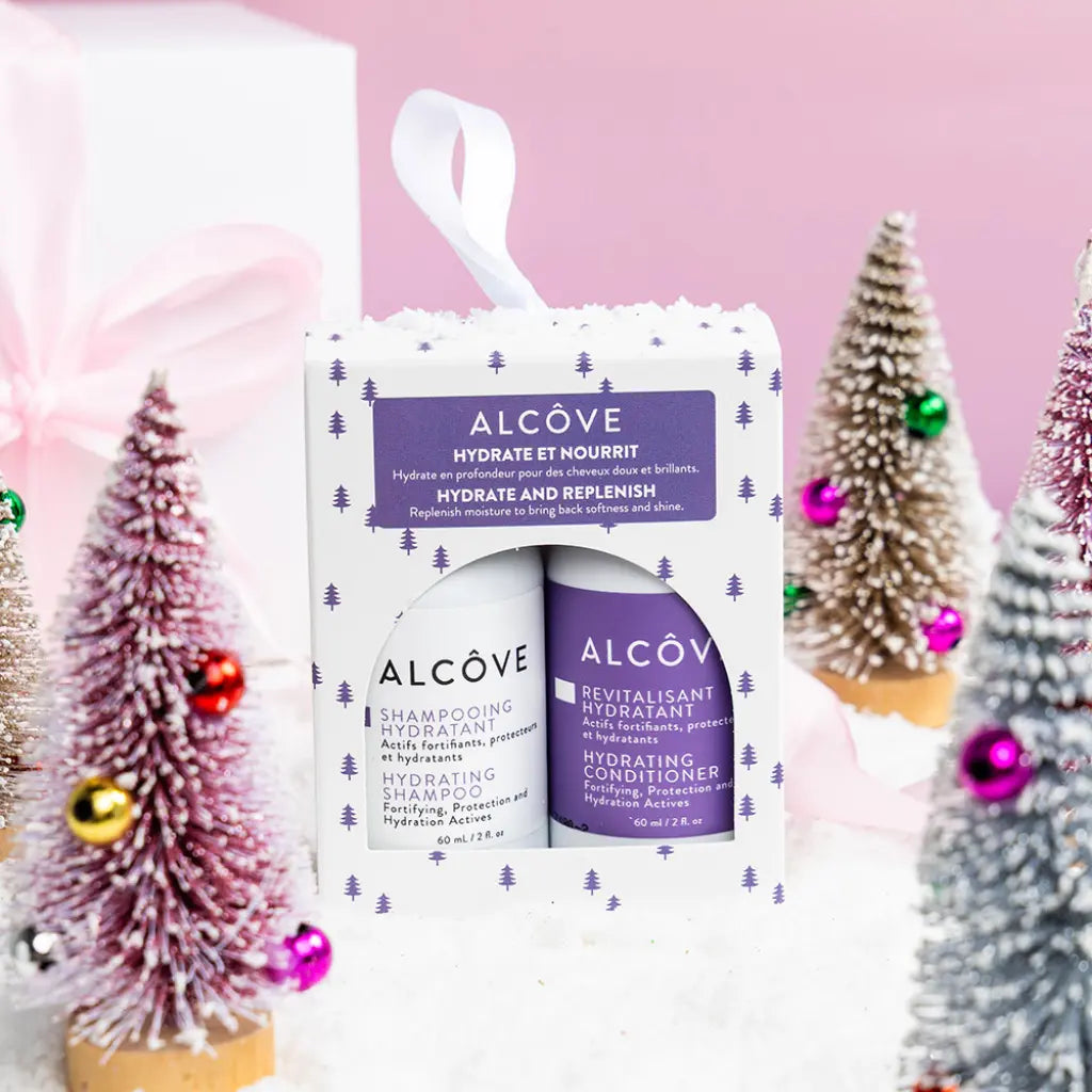 Alcove Hydrate and Replenish Travel Gift Set - MANEPRINT