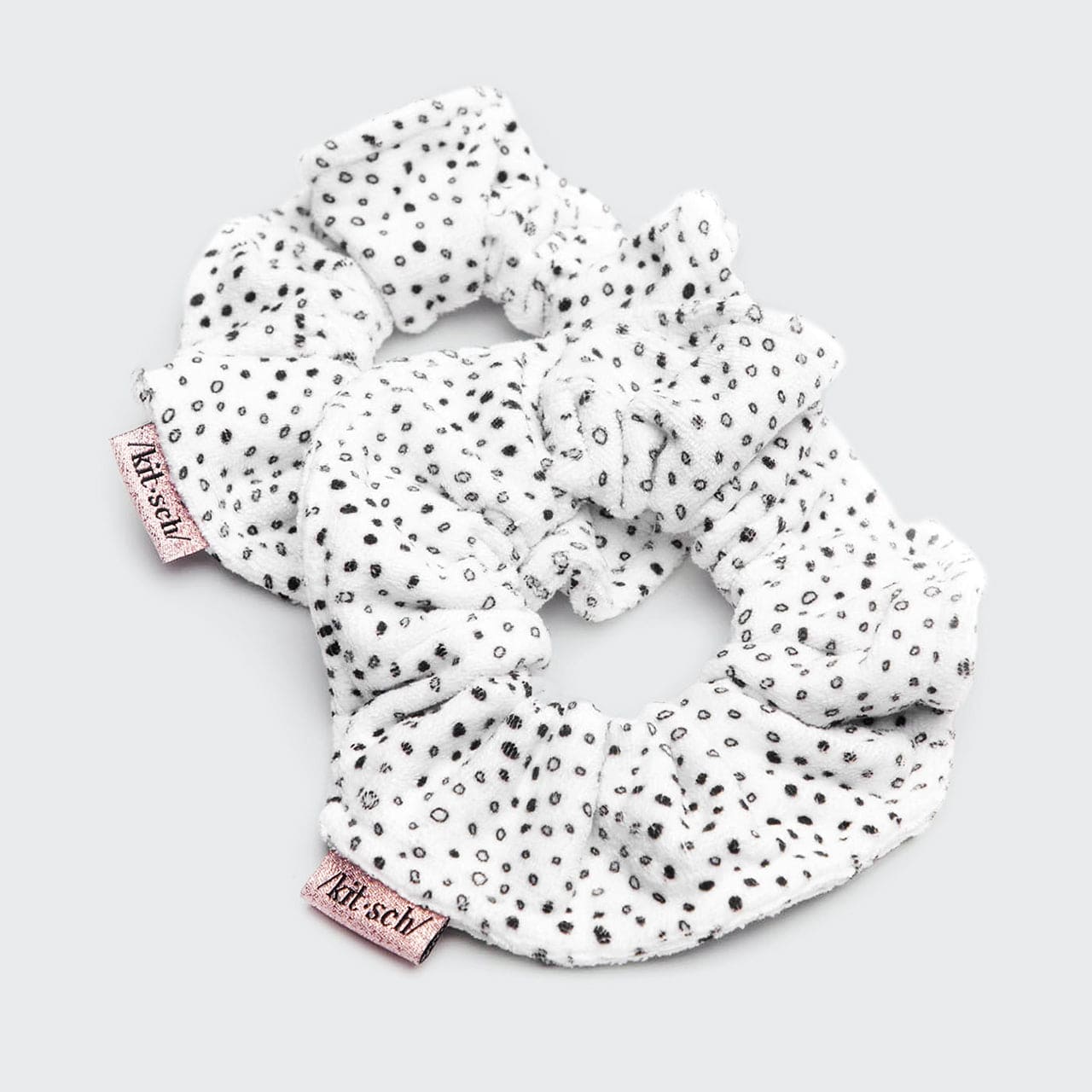 KITSCH Microfiber Quick-Dry Towel Scrunchies 2pc - Micro Dot